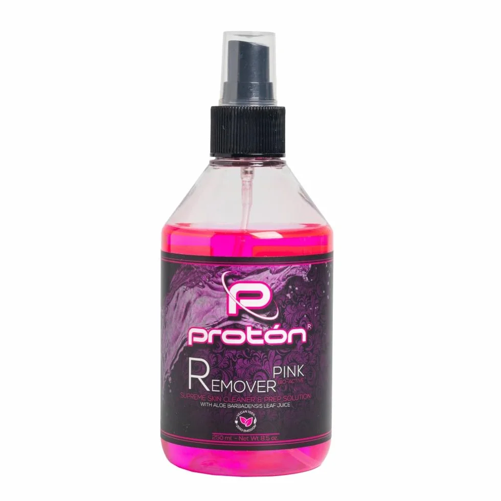 Protón Stencil Remover & Skin Cleanser Rosa 250 ml / 8.5 Oz