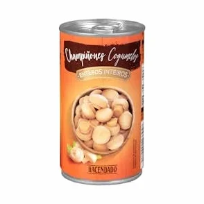 Champiñón entero Hacendado Bote 355 g Pack 2