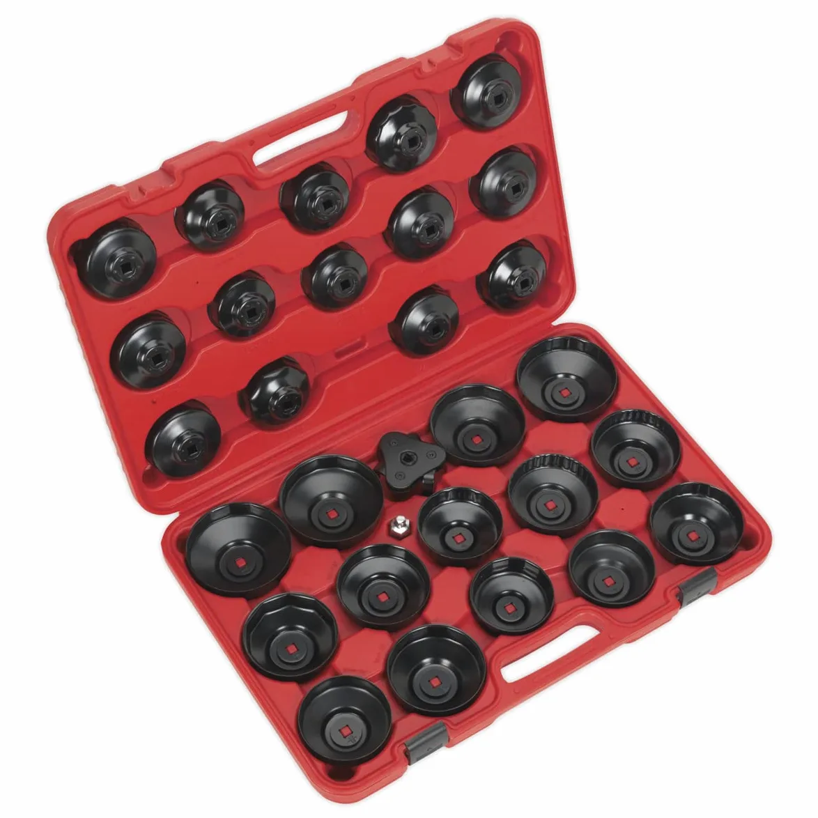 Sealey vs7006 Filtro de Aceite Cap Llave Set 30pc