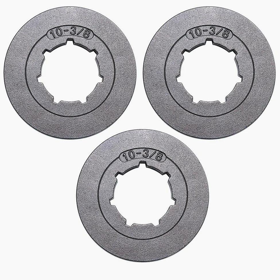 Kit de 3 piñones for Motosierra de 10 Dientes y Paso de 3/8", compatibles con Otras motosierras, estándar de 22 mm y 7 estrías.