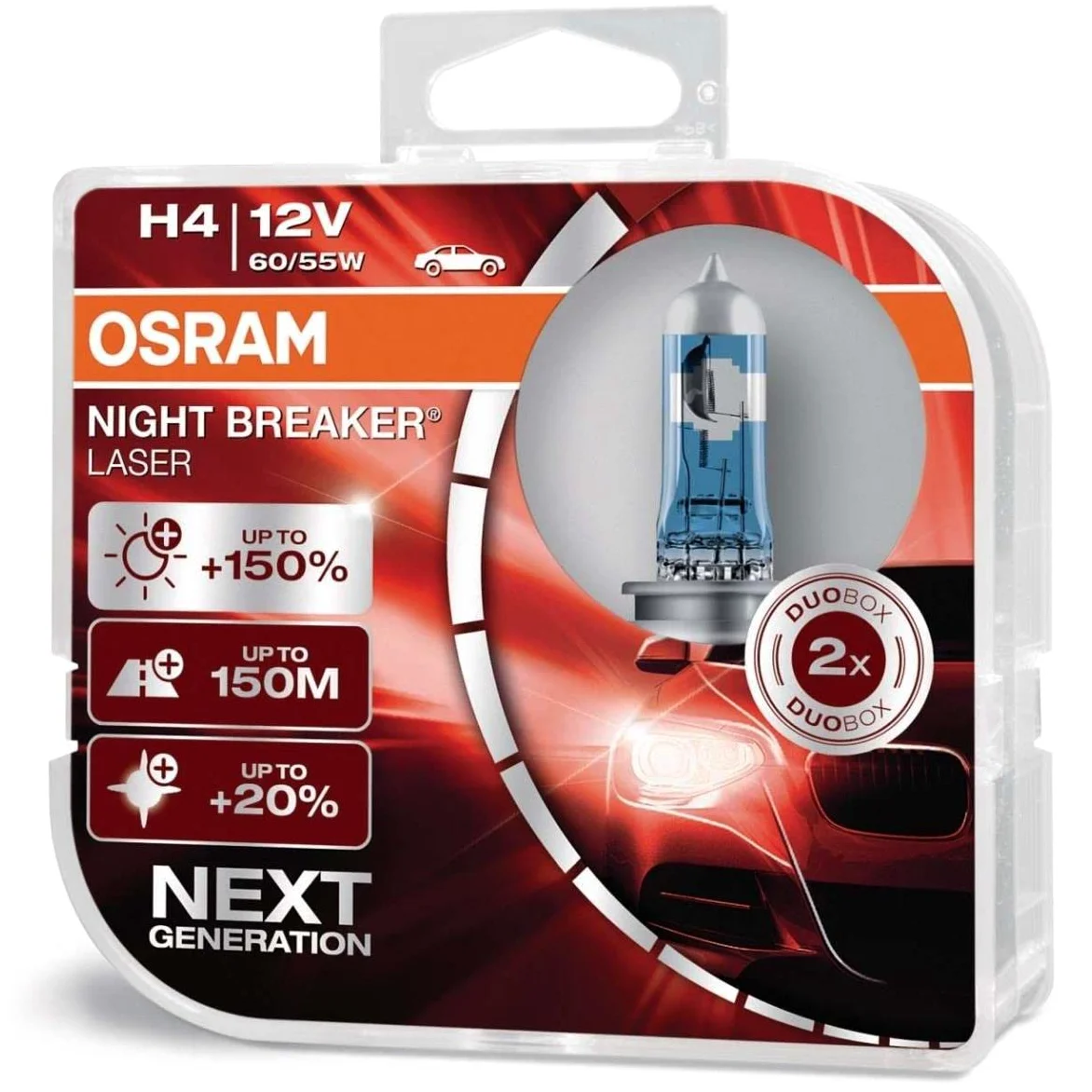 EISENFELS 70803192 - Juego de faros delanteros (derecha e izquierda, incluye bombilla H4 Night Breaker compatible con 107)