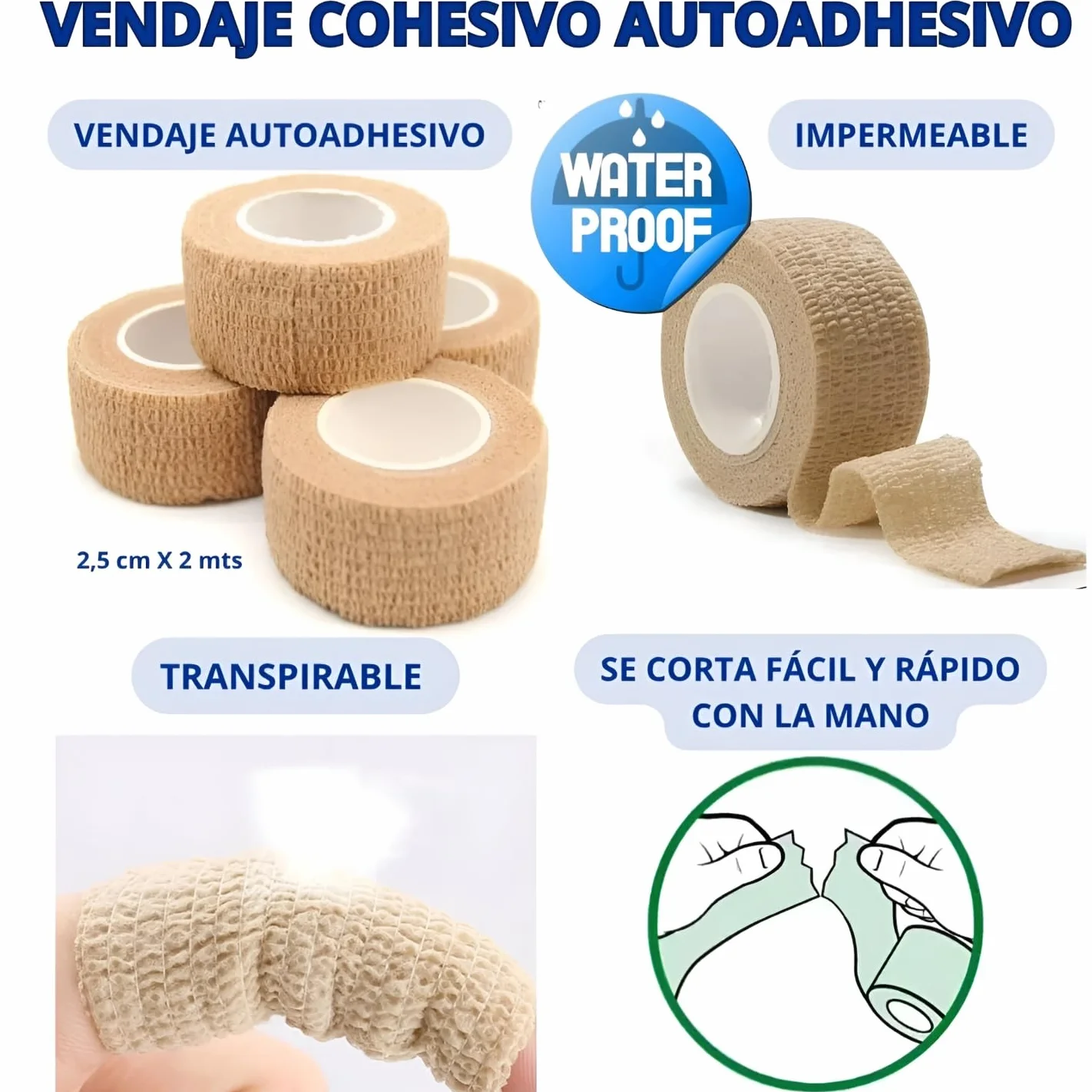 Botiquín de Primeros Auxilios 96 Piezas - Kit de Seguridad para Coche con Martillo Emergencia y Cortador de Cinturón - Estuche Rígido Impermeable