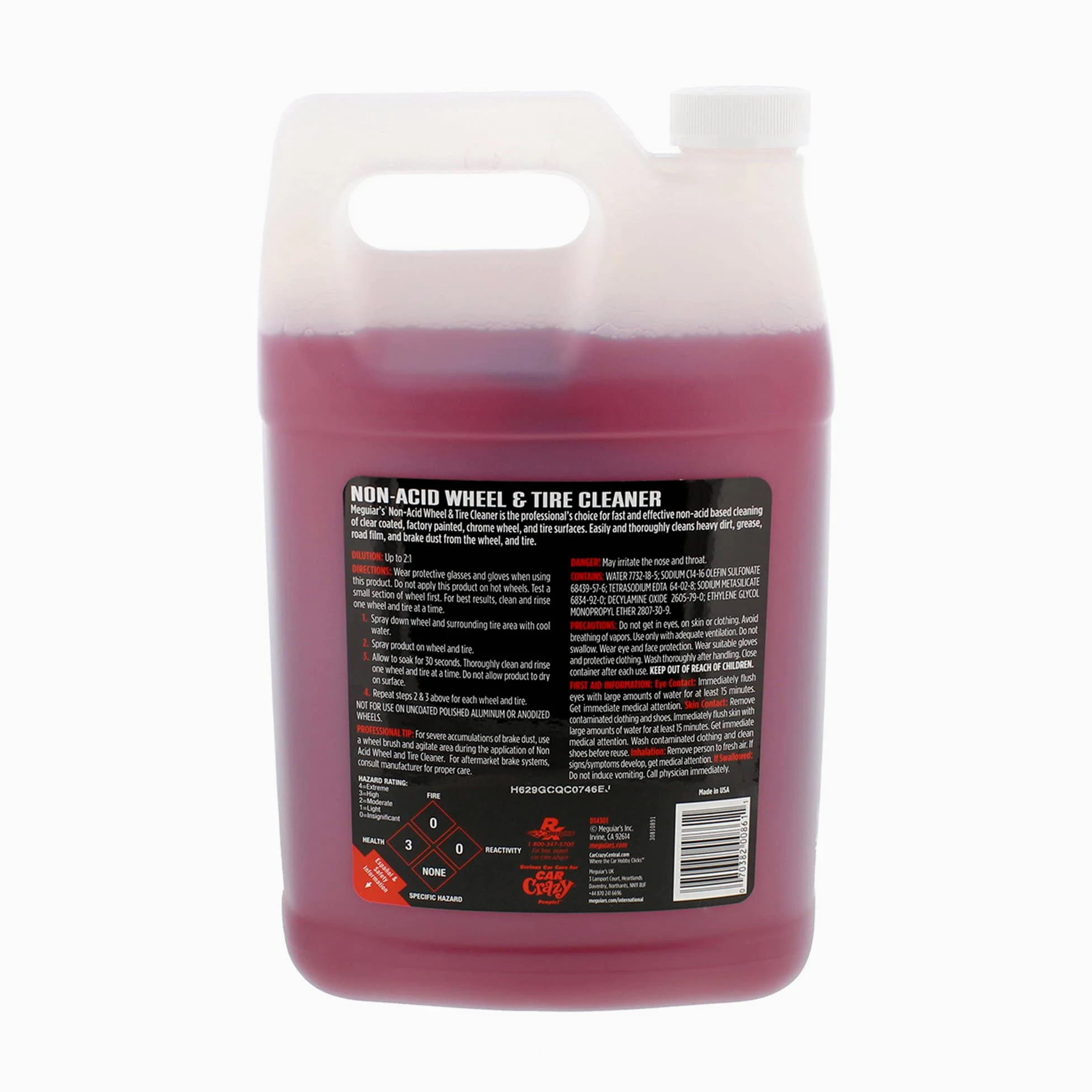 MEGUIAR'S Meguiars D14301 Non-Acid Wheel and Tire Cleaner by
