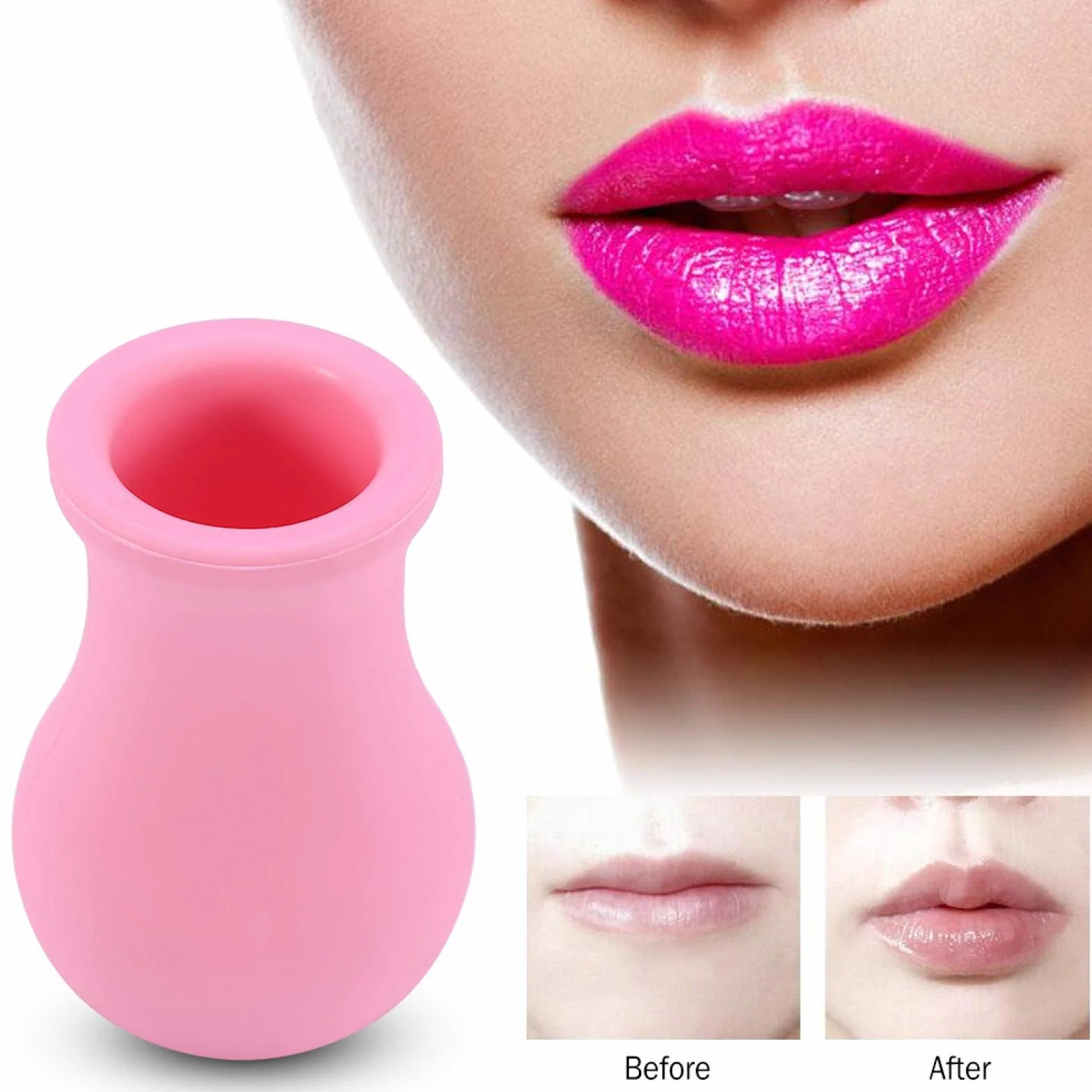 Plumper de labios portátil de silicona ecológico para mujeres