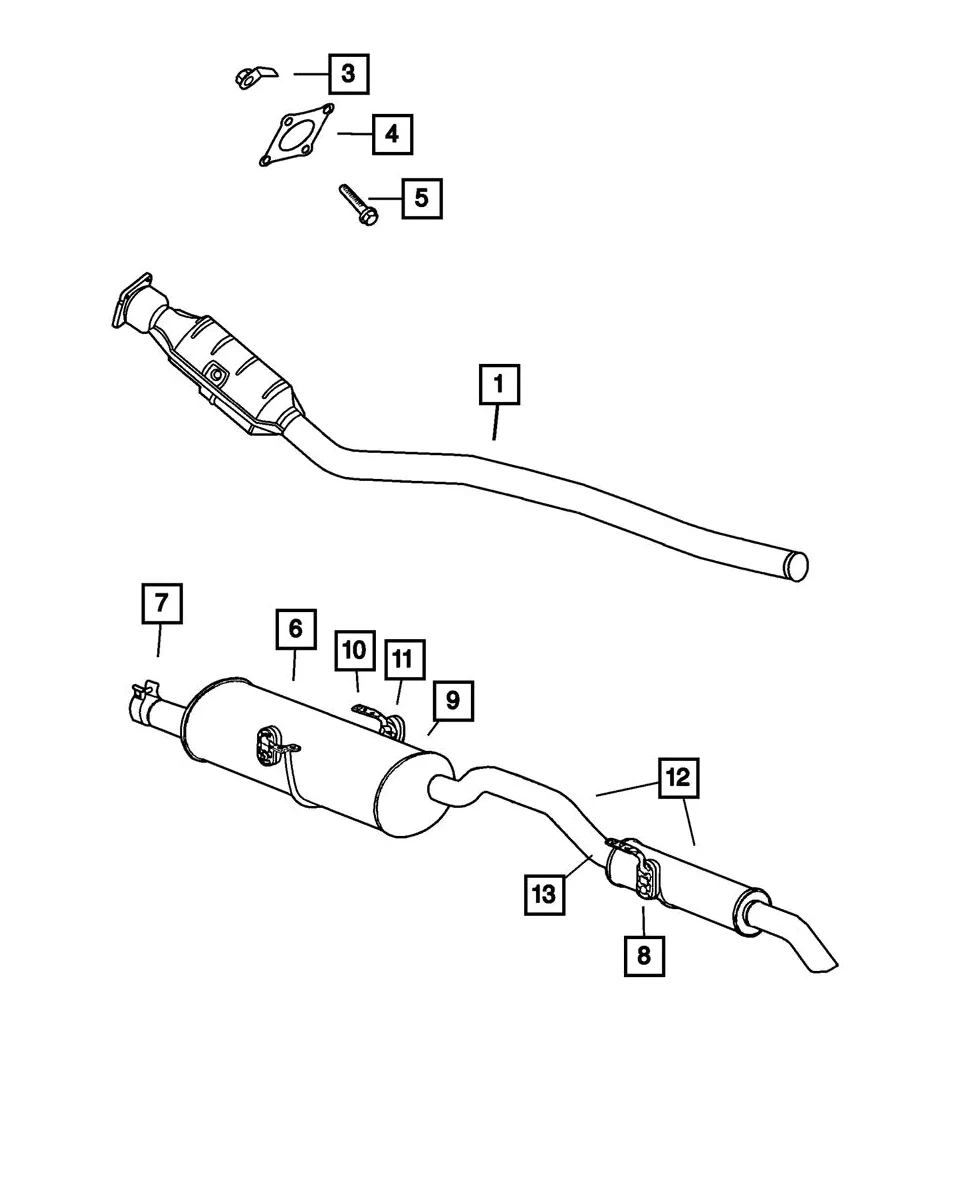 Mopar 4809936AA Abrazadera