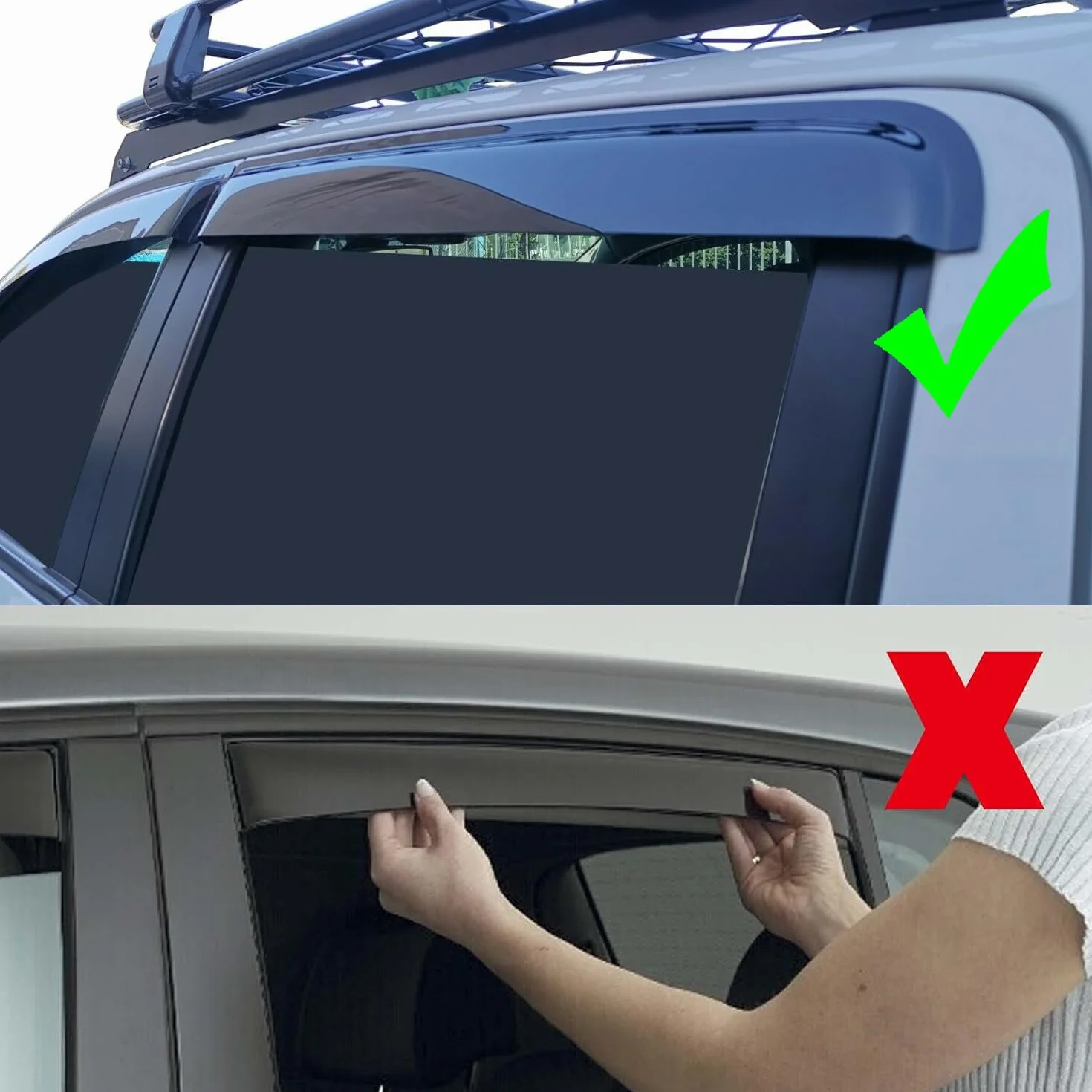 Protectores de capó y Deflectores de Viento Accesorios para Ford Ranger 2023-2024-2025 T9 Raptor Wildtrak Platinum XL XLT Limited Tremor Wildtrak X