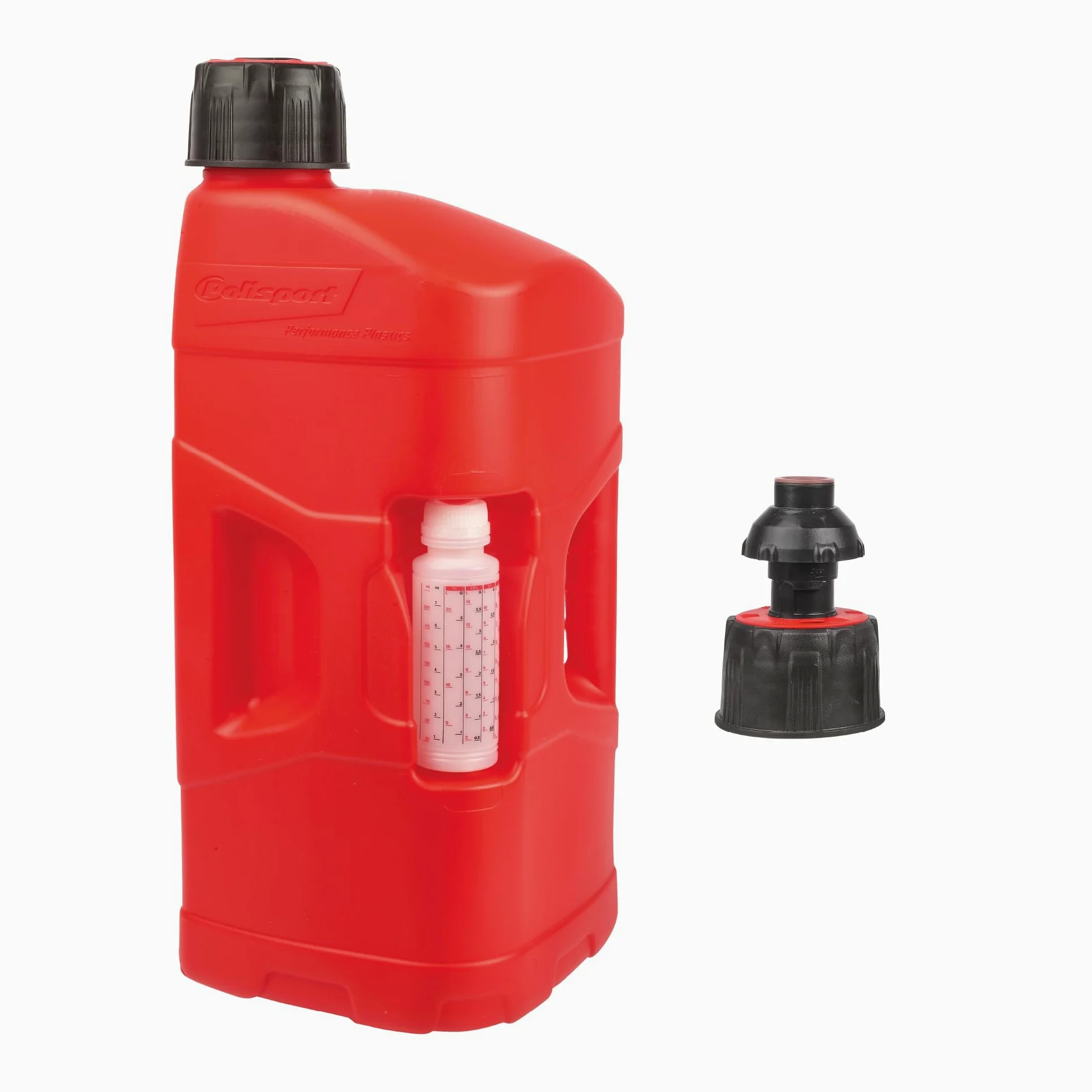 POLISPORT ProOctane bidón de Gasolina 20L homologado llenado rápido tapón Prueba de derrame Rojo