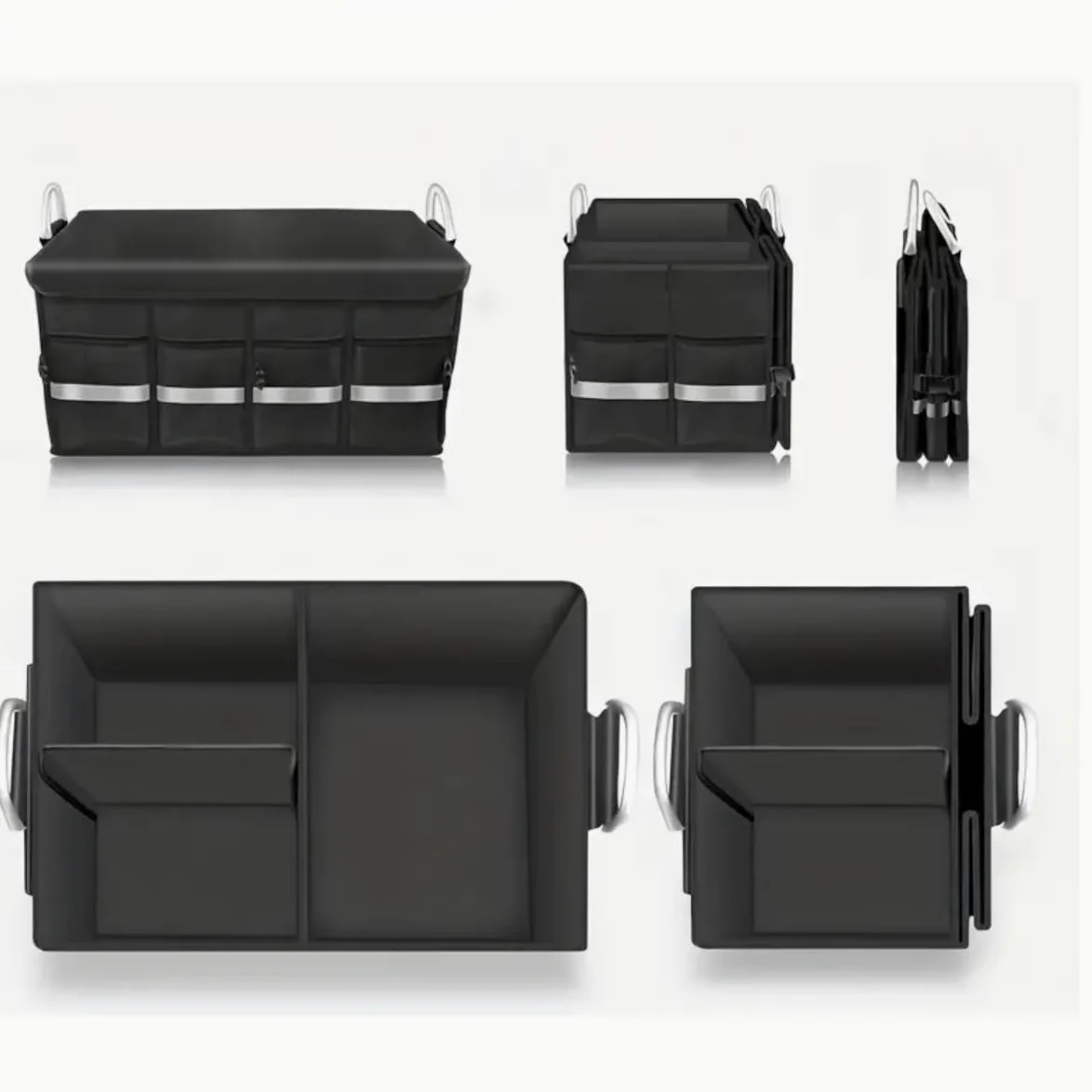 Organizador Maletero Coche, para Zeekr X 7X, Caja Plegable para El Coche, Bolsa Impermeable para Maletero del Asiento Trasero