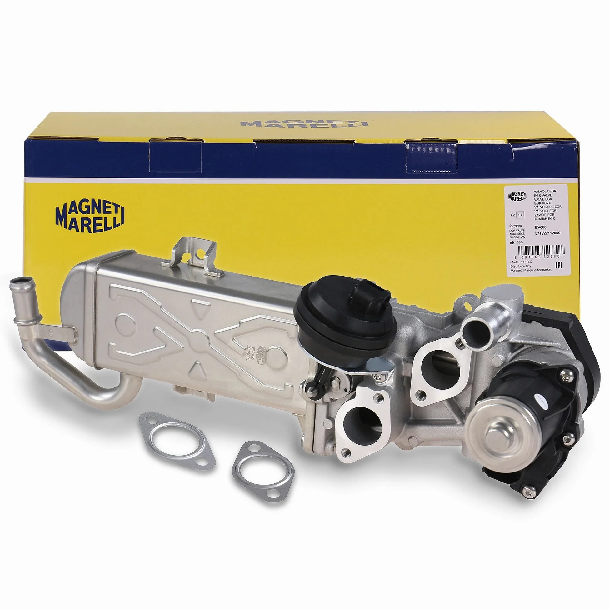 Válvula EGR | Compatible con: Audi A3, A3 Cabriolet, A3 Sportback, Q3, TT, TT Roadster, Seat Alhambra, Altea, Altea XL, León