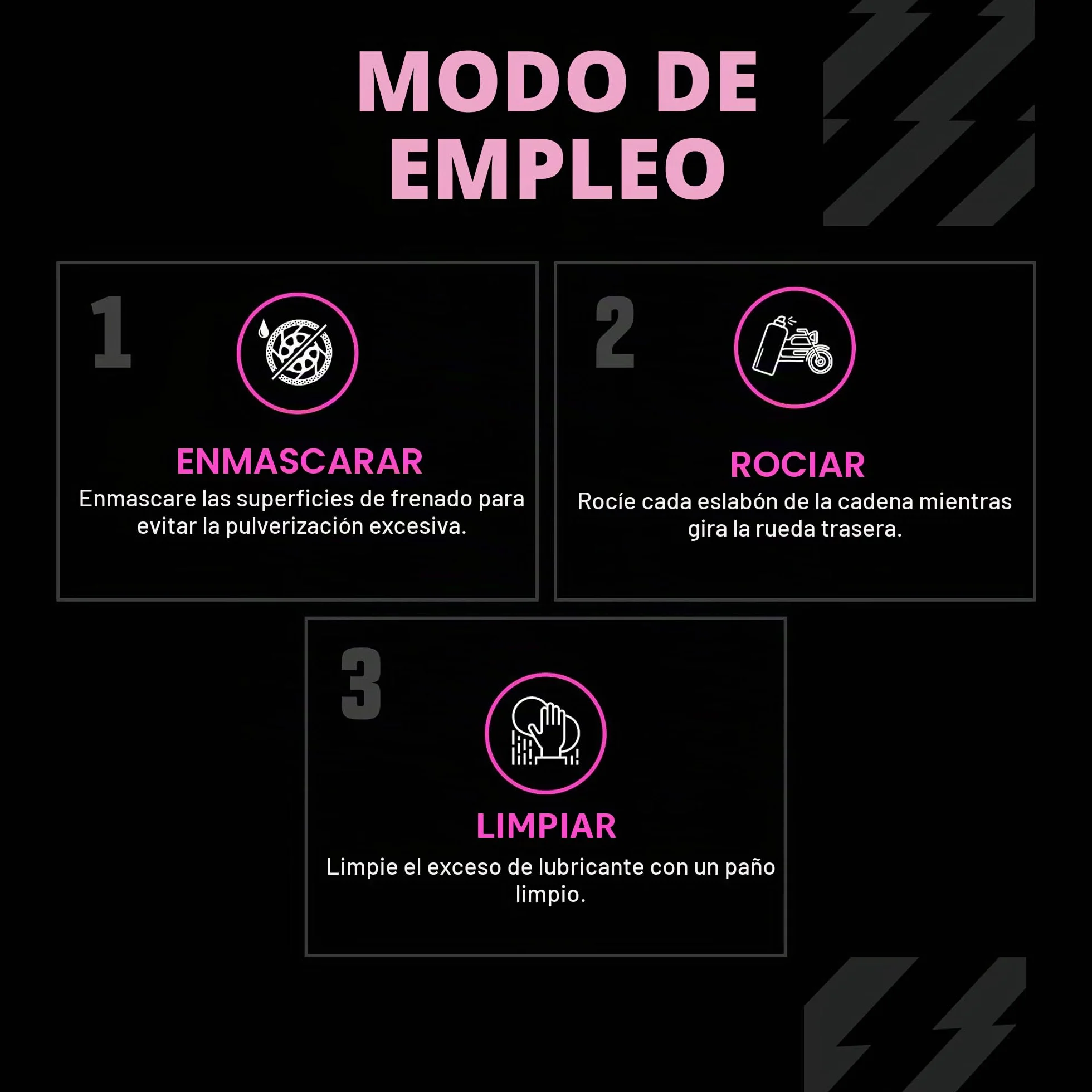 Muc-Off Lubricante de Cadena de Moto para Todos los Climas, 400 Ml - Spray Lubricante para Cadena de Moto - Formulado para Todas las Condiciones Climáticas
