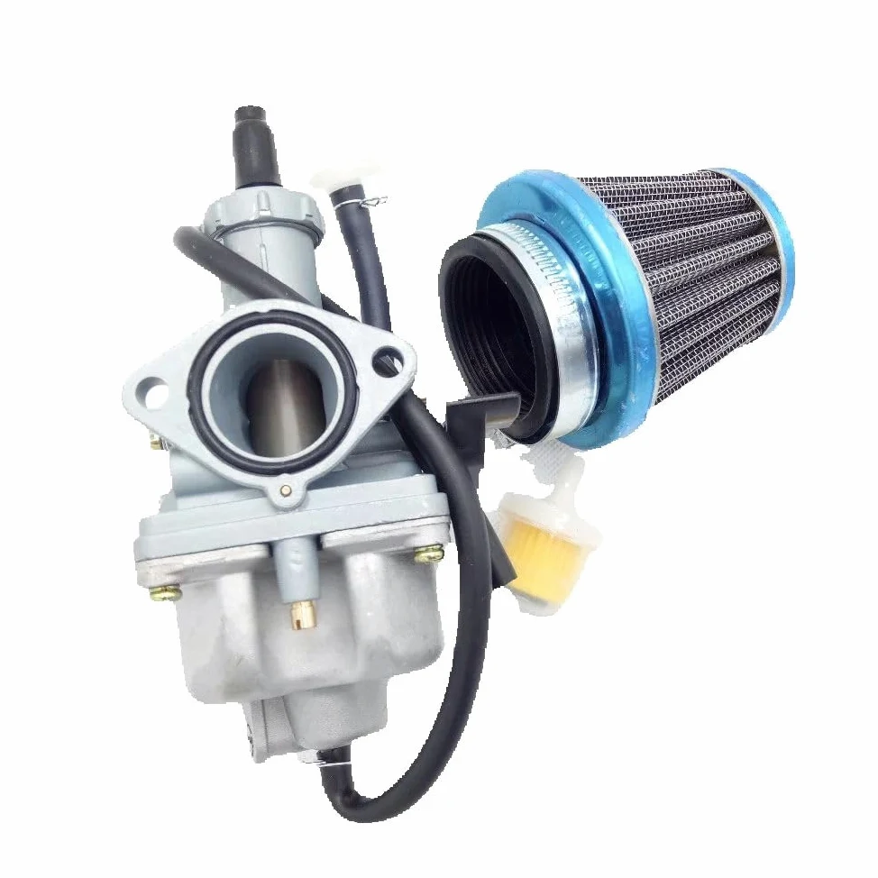 Palanca de estrangulación Manual para carburador PZ26, Filtro Aire y, 26mm, 150cc, GY6, 150, ATV, Dirt Bike, Go Kart repuestos para Motocicletas