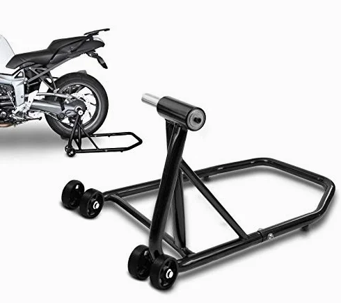 Caballete Trasero Compatible para BMW K 1300 R 09-17 Black, ConStands Single por Basculante Monobrazo, adaptadore Incl.