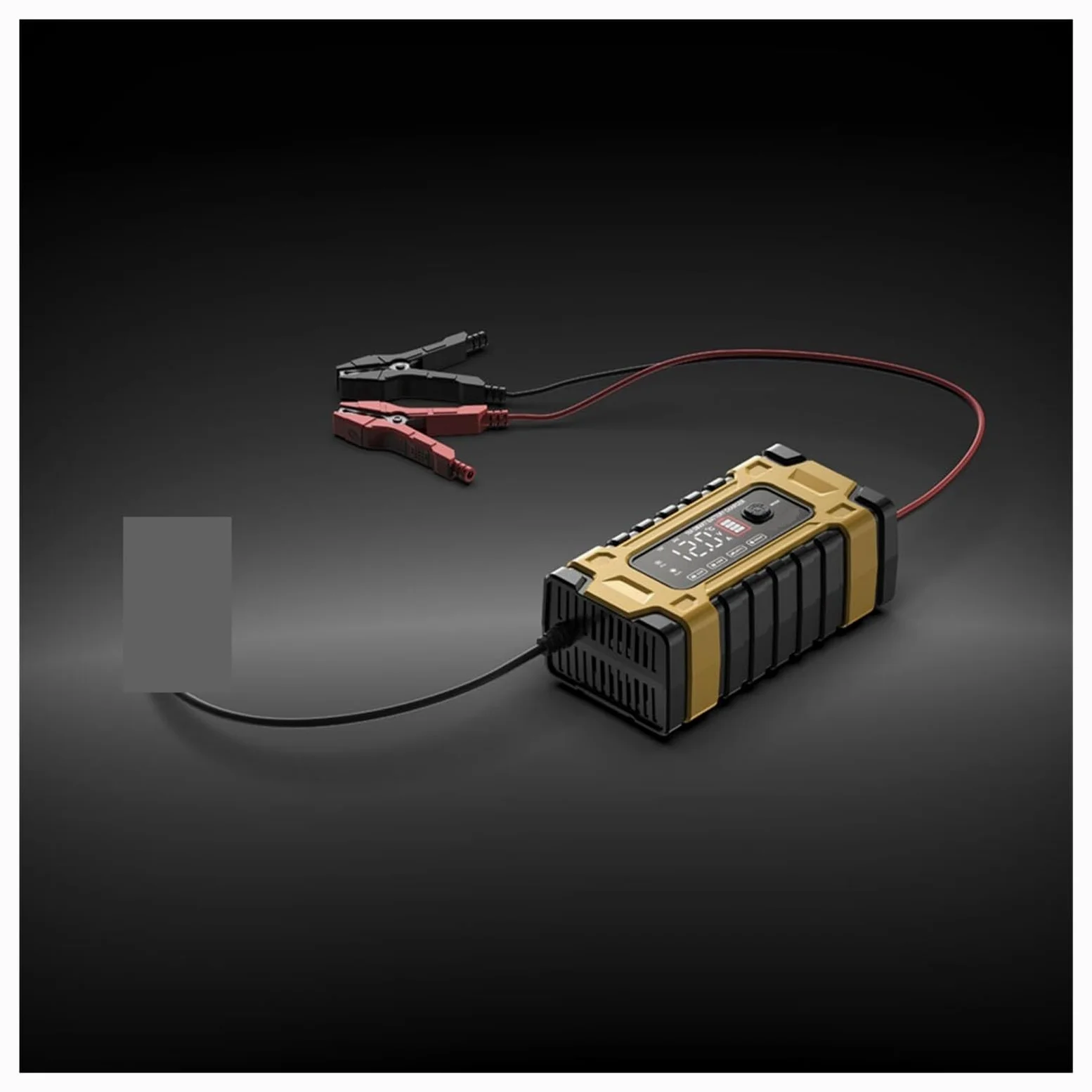 Cargador De Batería Coche 12V Y 24V Carga Automática Inteligente LCD Digital Carga De PrecisióN
