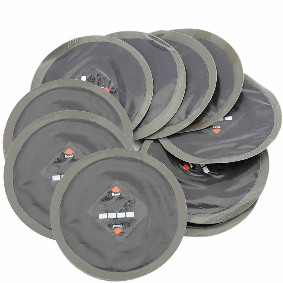 Cocoarm 10 Piezas de Neumáticos para Automóviles Reparación de Pinchazos de Goma Mochilas Frías sin Tubo, Kit de Parche de Neumáticos Universales de con Operación Profesional Fácil,