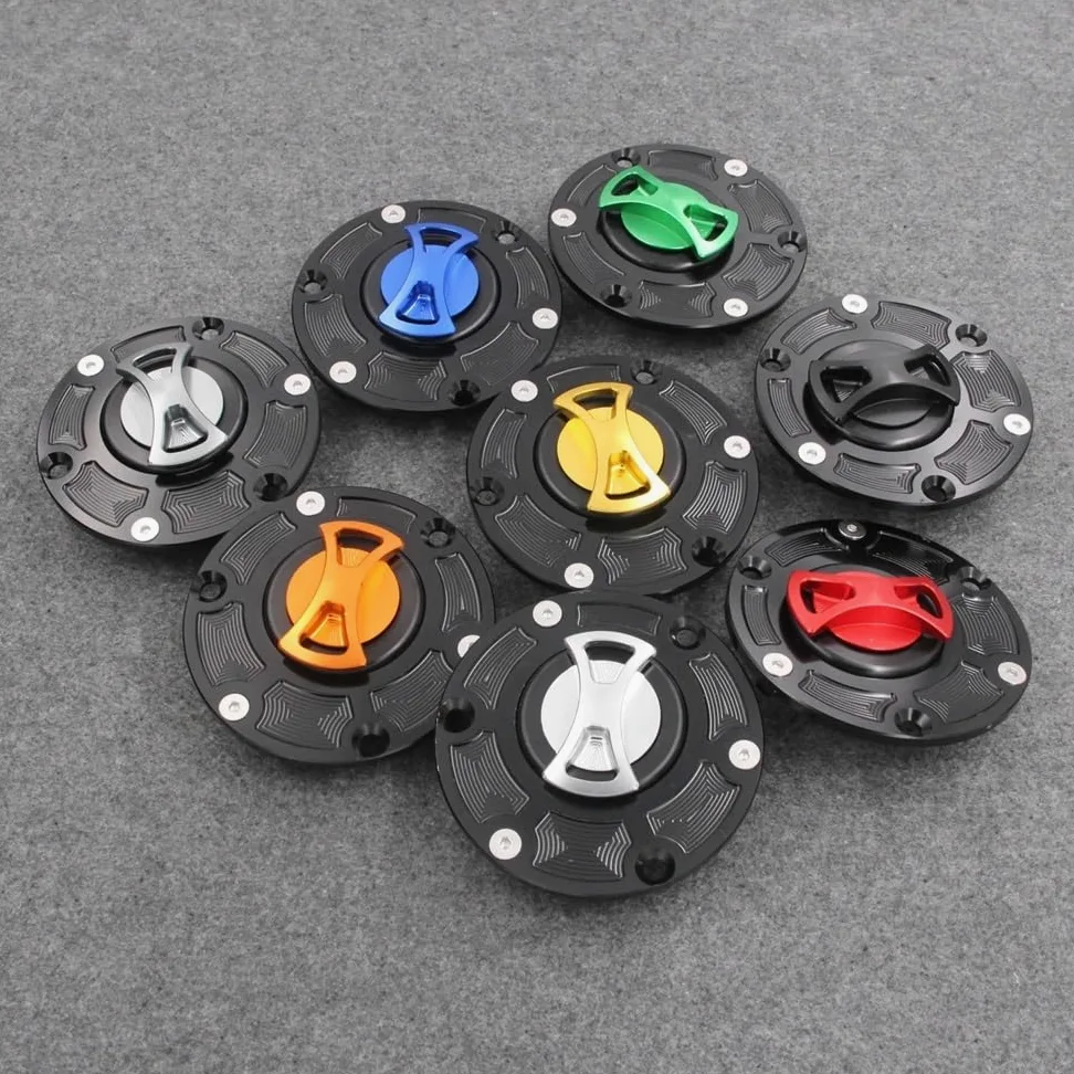 Moto Tapón Depósito Combustible Tapa de Tanque de Combustible de Motocicleta sin Llave CNC para TR&iumph para Speed ​​para Triple 1050 2005-2010