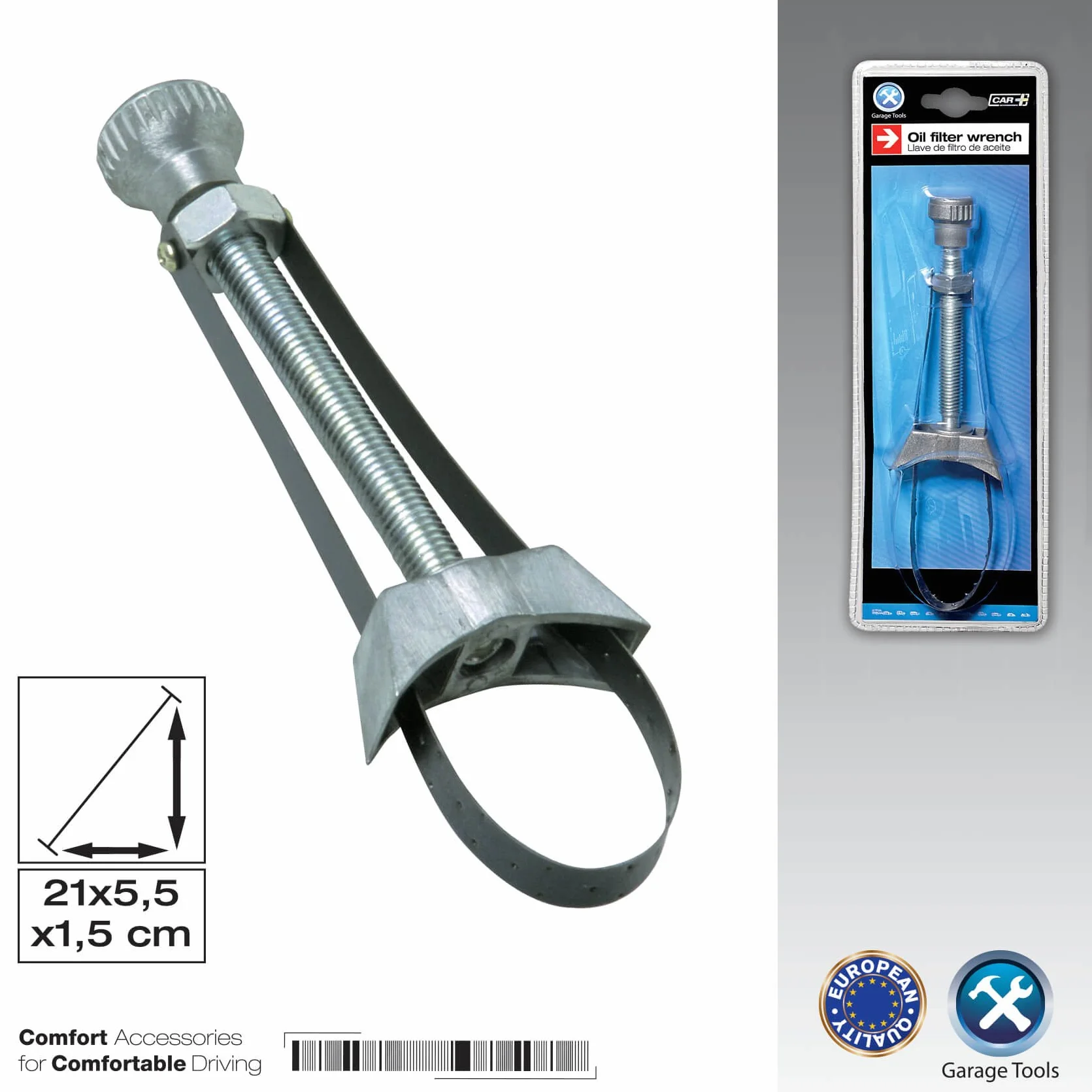 S SUMEX Llave Filtro Aceite Tipo Cinta Agarre Firme y Seguro Herramienta Esencial para Talleres y Conductores