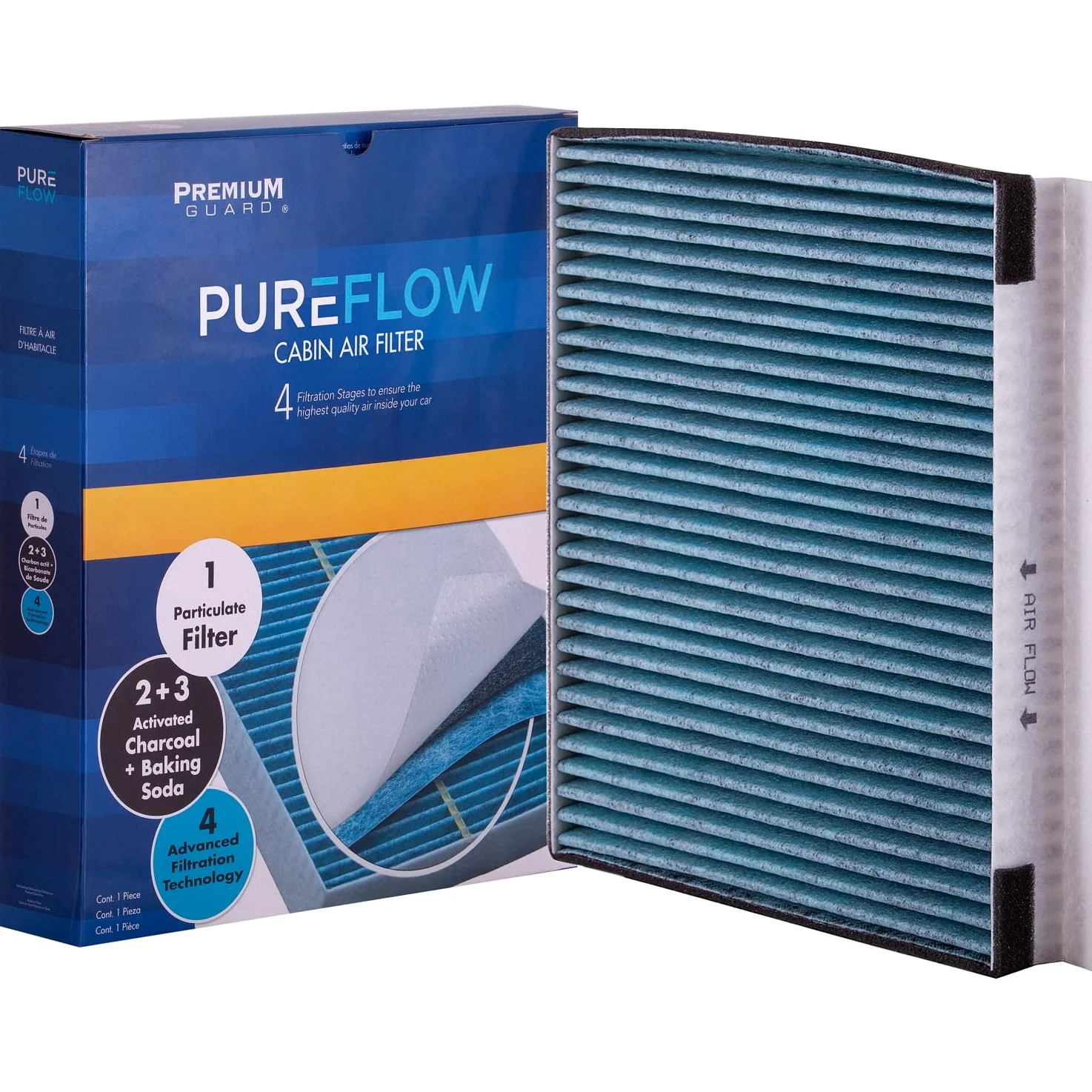 BTkviseQat Pureflow - Filtro de aire de cabina PC6067X, compatible con Santa Fe 2019-20, Hyundai Genesis 2009-16, Equus 2011-16, Kia Telluride 2020, Stinger 2018-20, Genesis G80 2017-20, 2019-20 0 G70
