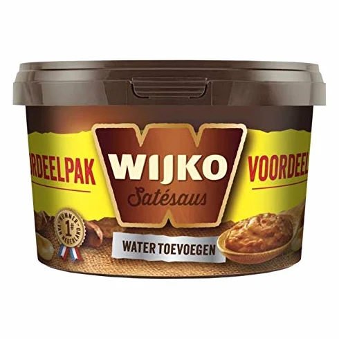Wijko Satésaus Cacahuete Sate Sauce 1000 G