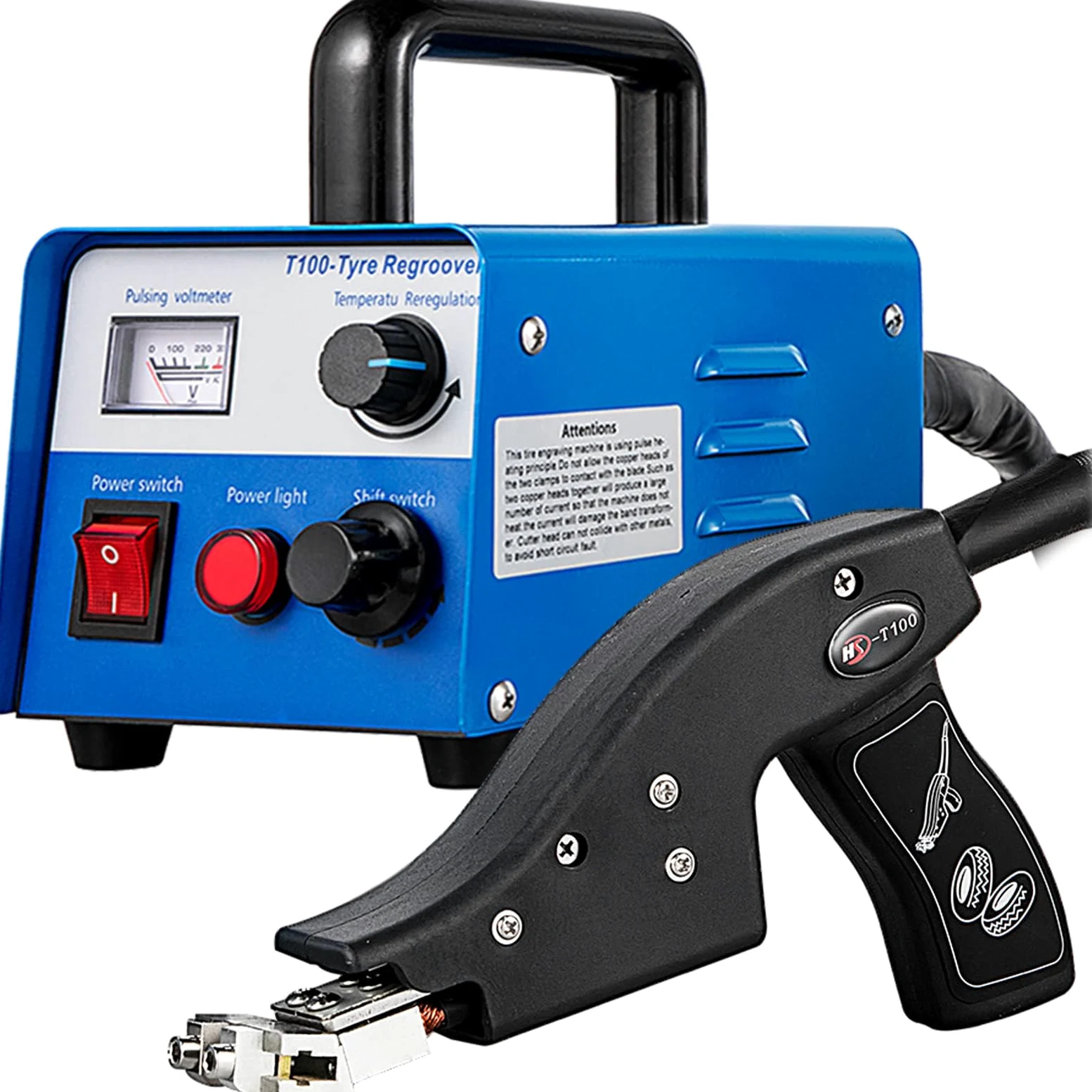 Máquina para tallado de neumáticos eléctrica, rectificadora de neumáticos manual profesional, máquina ranuradora de neumáticos para automóviles, herramienta de corte y ranurado