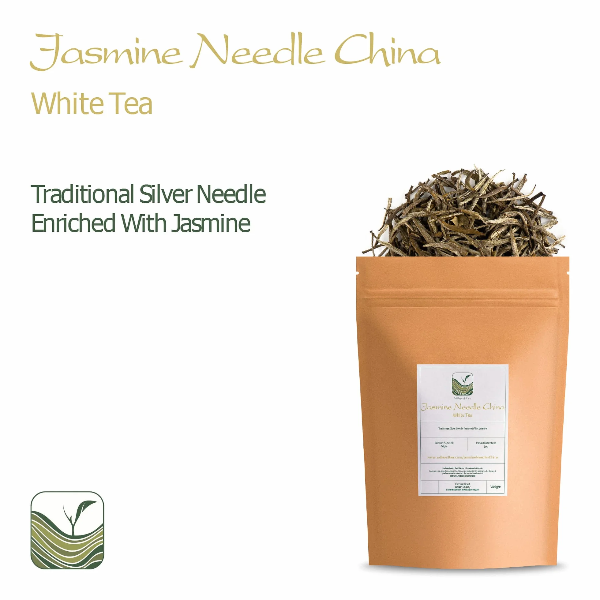 Té blanco aguja de plata con jazmín Moli Yinzhen