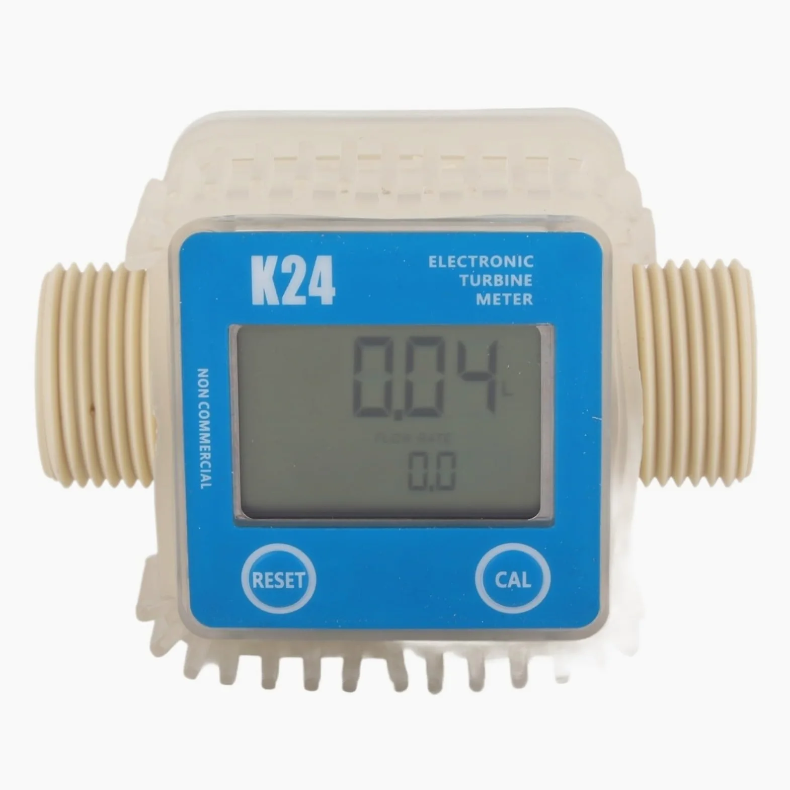Pressímetro, presión digital Medidor de flujo Digital K24 LCD for gasolina, aceite combustible, agua, queroseno