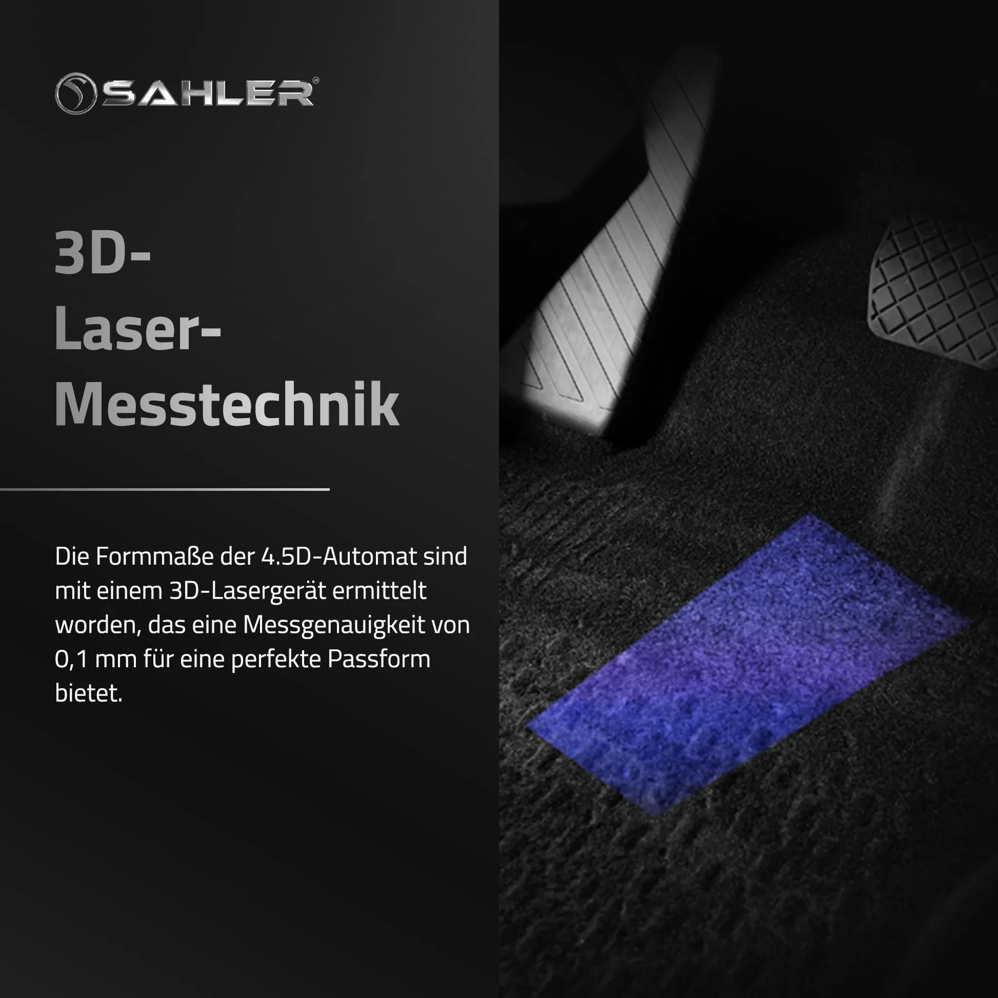 Sahler Alfombrillas de Coche compatibles con Hyundai Bayon 2021-2026 | 4.5D Premium TPE Goma Antideslizante Alfombrillas de Goma Impermeable Coche Coche Negro
