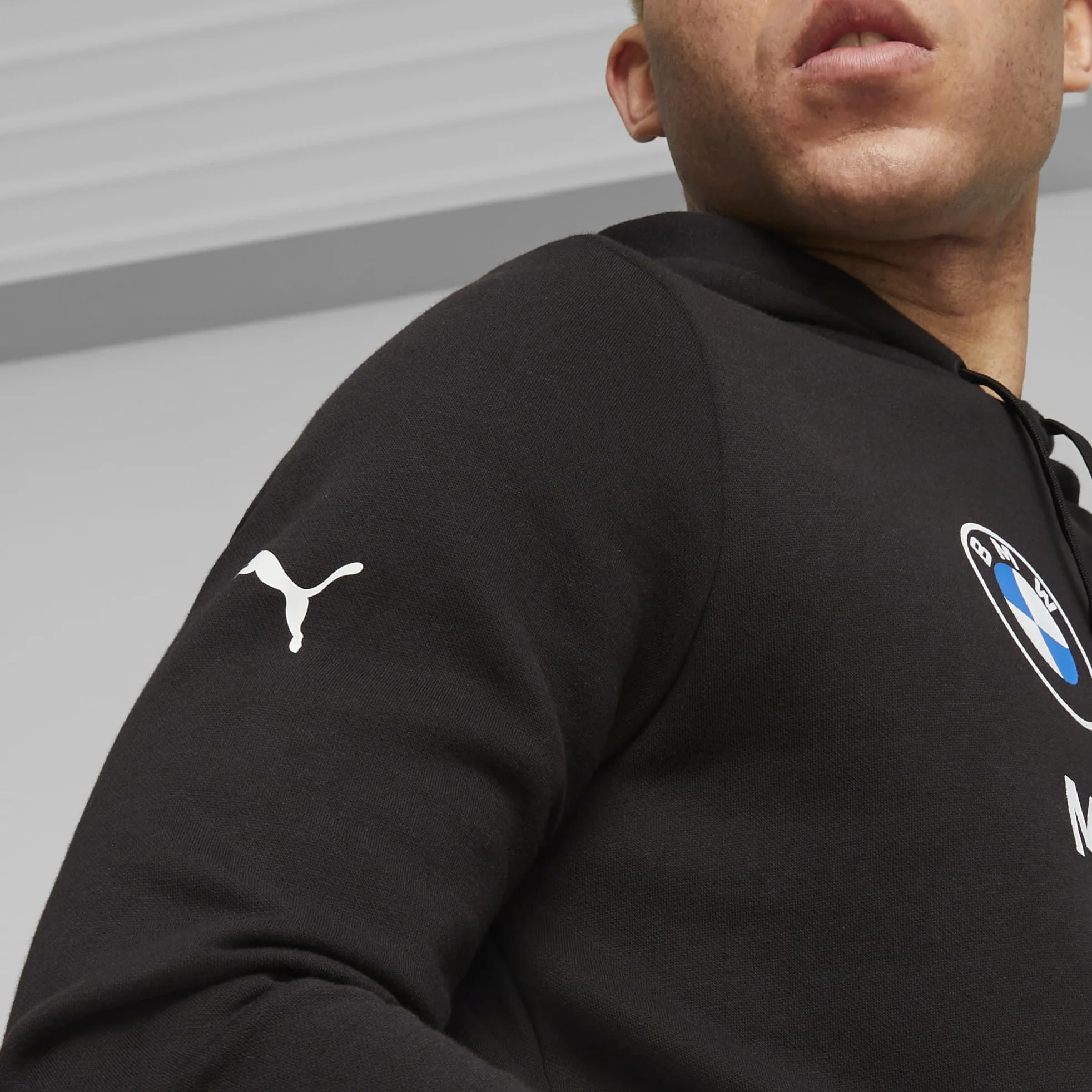 PUMA BMW M Motorsport Essentials Fleece Hoodie Sudadera con Capucha Hombre (Pack de 1)