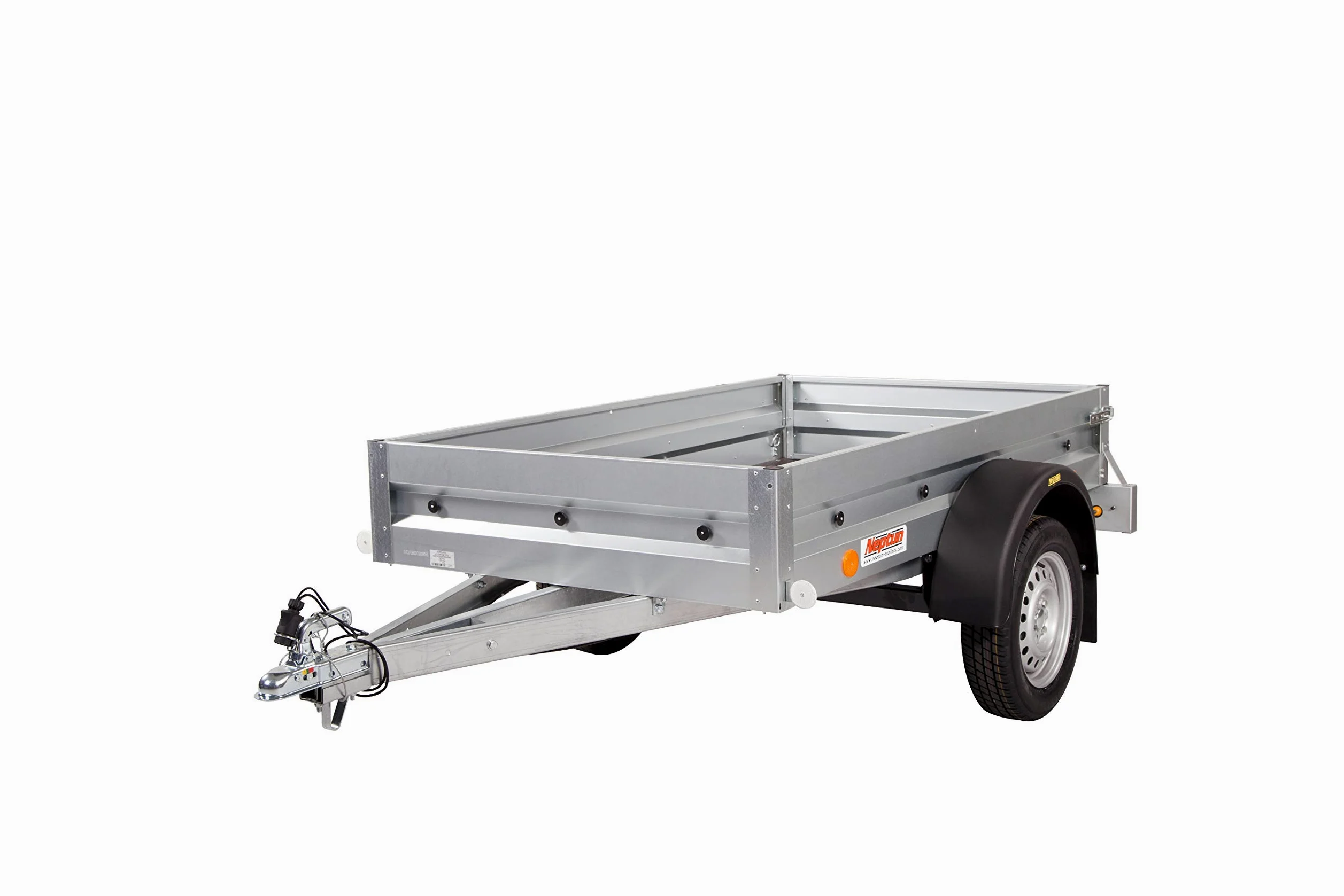 Neptun Remolque de Coche Acero galvanizado de 1,60x1,20m. Carga útil de 390kg. MMA 500