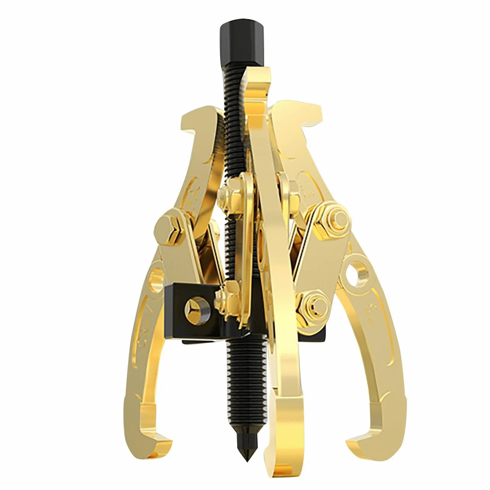 Extractor de rodamientos, pequeño extractor de engranajes con garras ajustables de acero al carbono, herramienta separadora automotriz para eje, polea, extracción de bujes (50 cm)