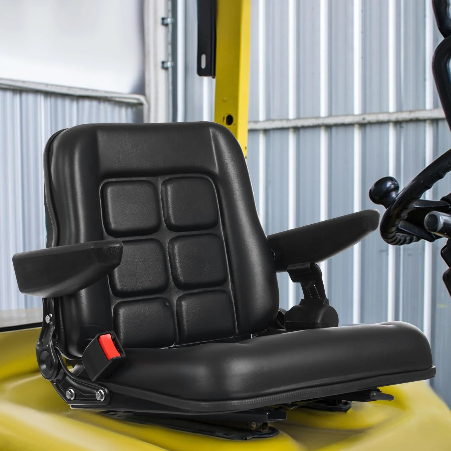 Asiento universal para tractor, asiento elevador para mayor comodidad y estabilidad en vehículos como UTVs y ATV con asiento y respaldo ajustables