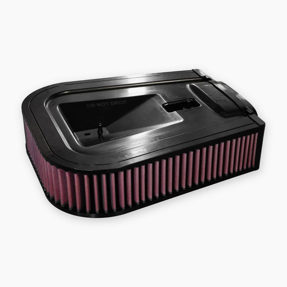 DNA Alto Rendimiento Filtro de Aire Compatible para Volkswagen Touareg III (CR) 3.0 TSI (18-25) con un flujo de aire incrementado en un 26.29% PN: R-LB40X25-0R