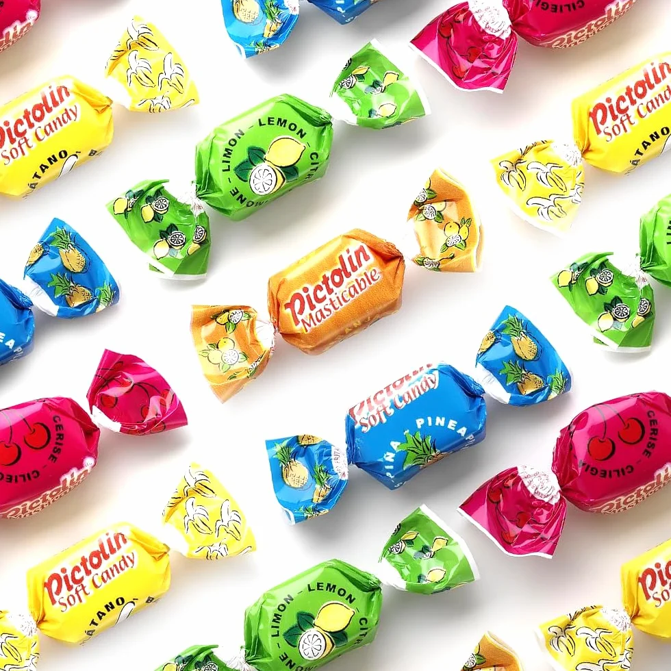 Pictolín Blanditos Caramelos Masticables Sabor Frutas Bolsa 1kg