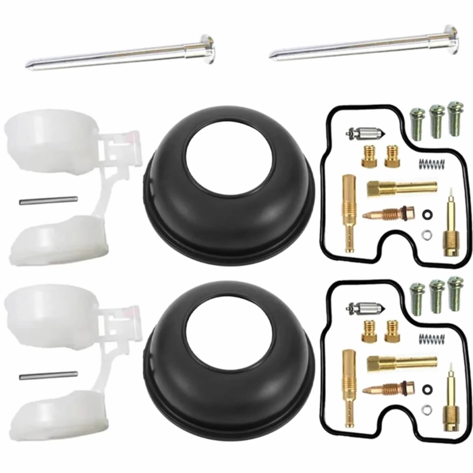 Kit Carburador Repuesto Kit De Reparación De Carburador De Cilindro De Motocicleta Compatible Con 125 Para Varadero XL125V 125V XL125 Para 125cc Combustible Diafragma Émbolo Flotante