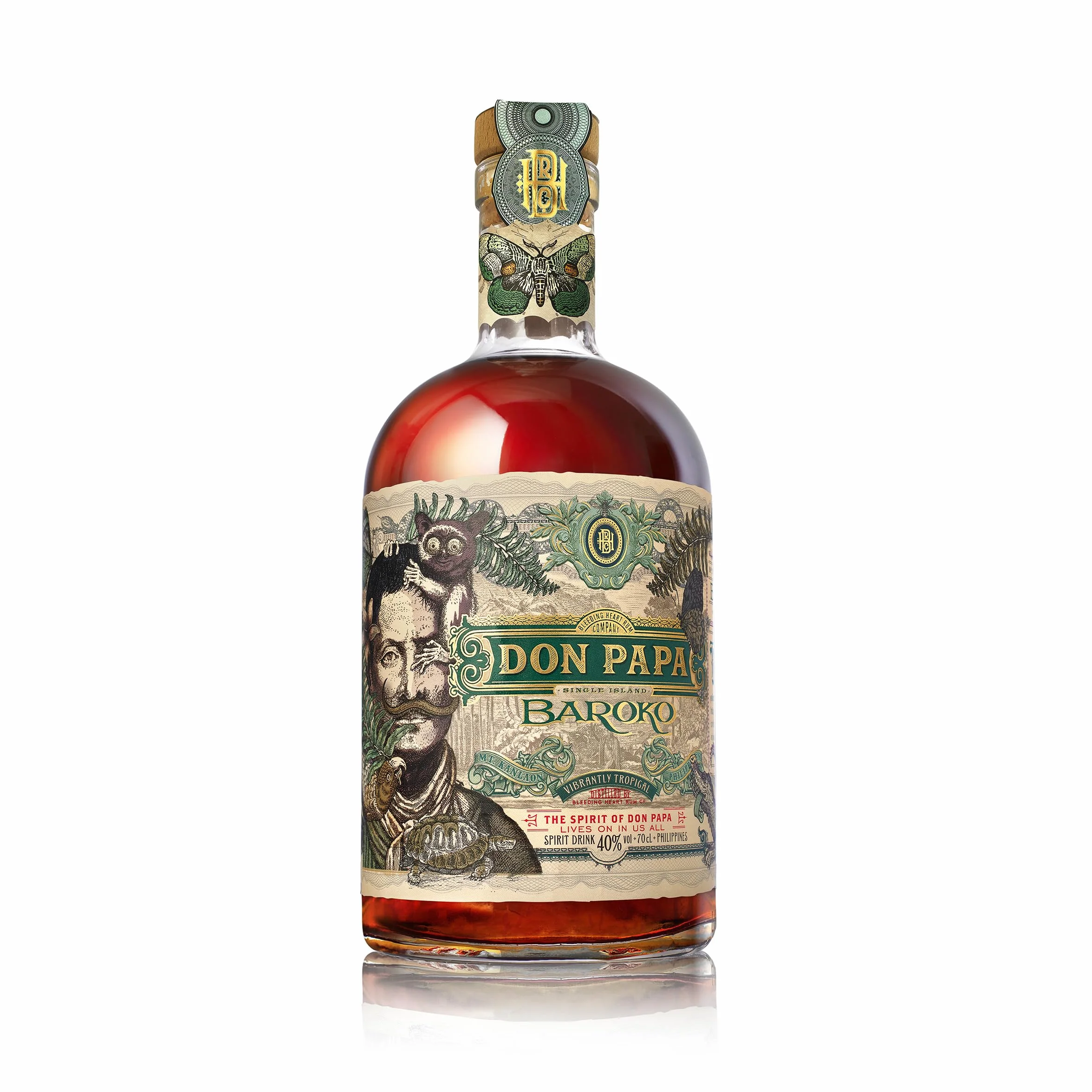 Don Papa Baroko Ron Infusionado 700 ml 40% vol Filipinas