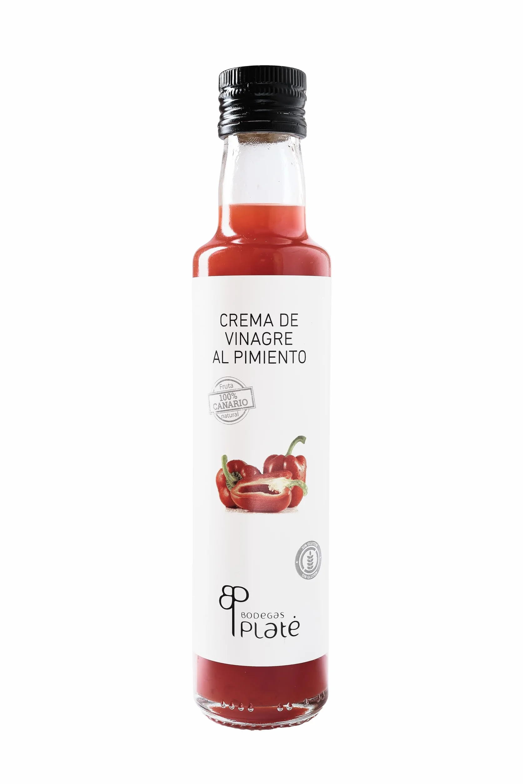 Crema de Vinagre de Pimiento 250 ml Aderezo artesanal vegano sin gluten