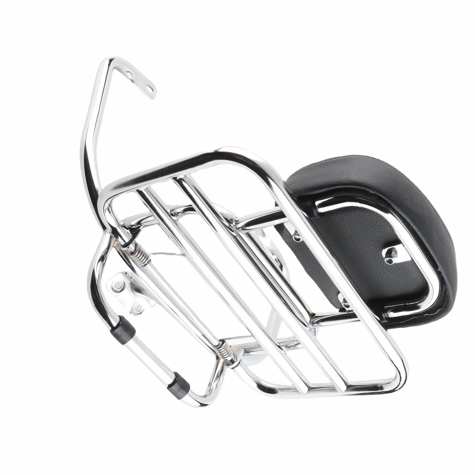 Portaequipajes para Motocicleta para GT GTS GTV 300 250 125, Estante portaequipajes Trasero con Soporte de Respaldo, Soporte Trasero de aleación de Acero Cromado para la segu