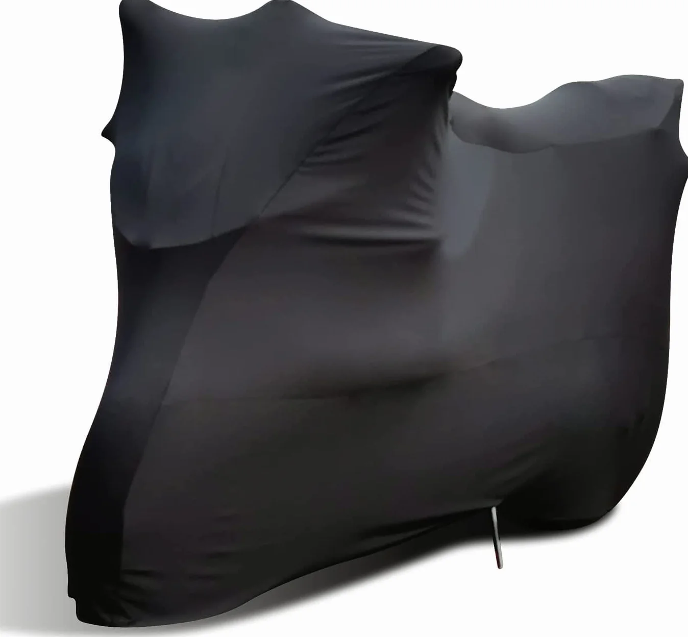 TECTICO Funda Moto Interior Cubierta Motocicleta Elastica Stretch Suave S Protección Completa Universal Cubierta Moto para Interior Garaje, 78 x 35 x 39 Pulgadas