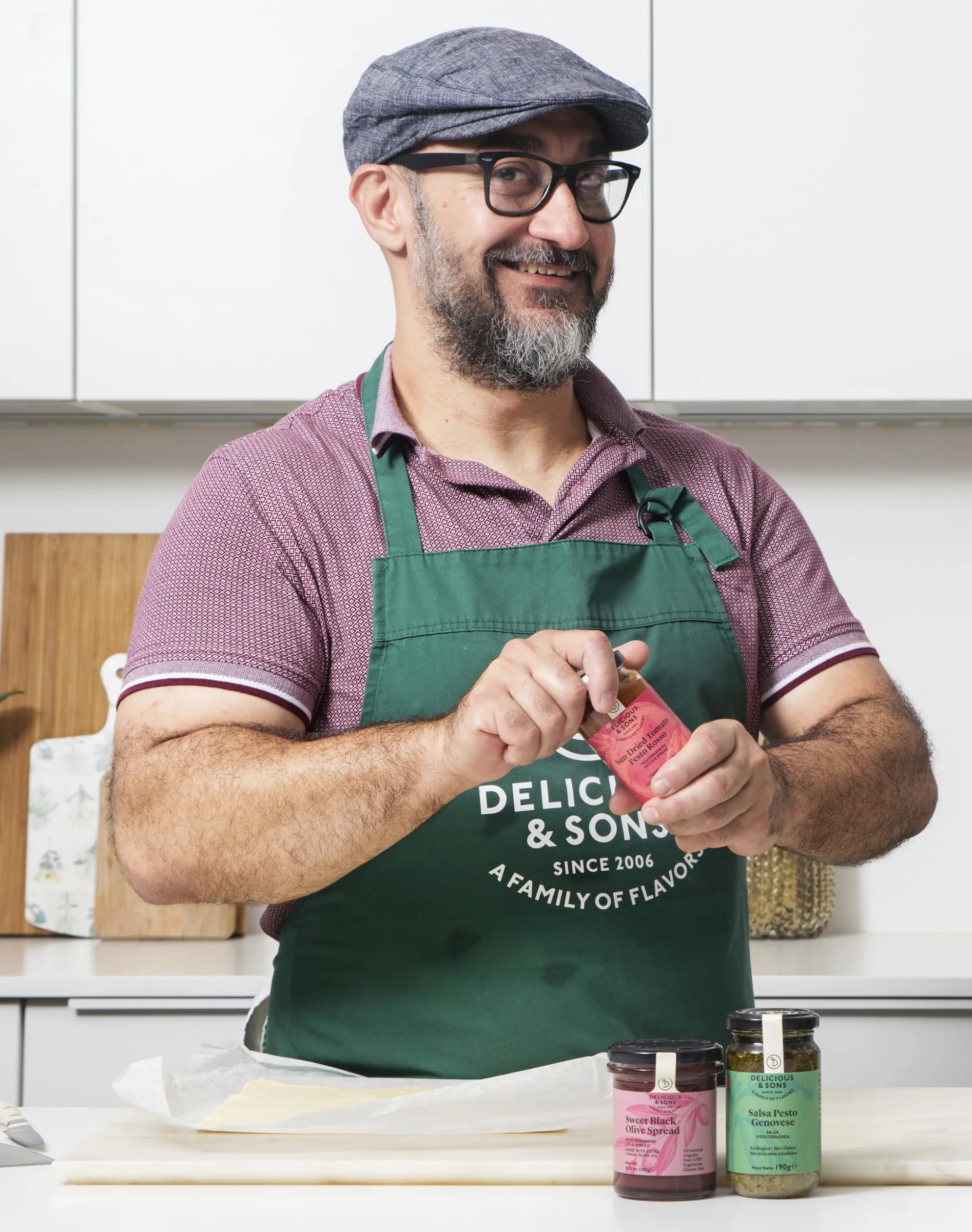 Delicious & Sons Salsa Pesto Rosso de Tomates Secos Ecológica 190g