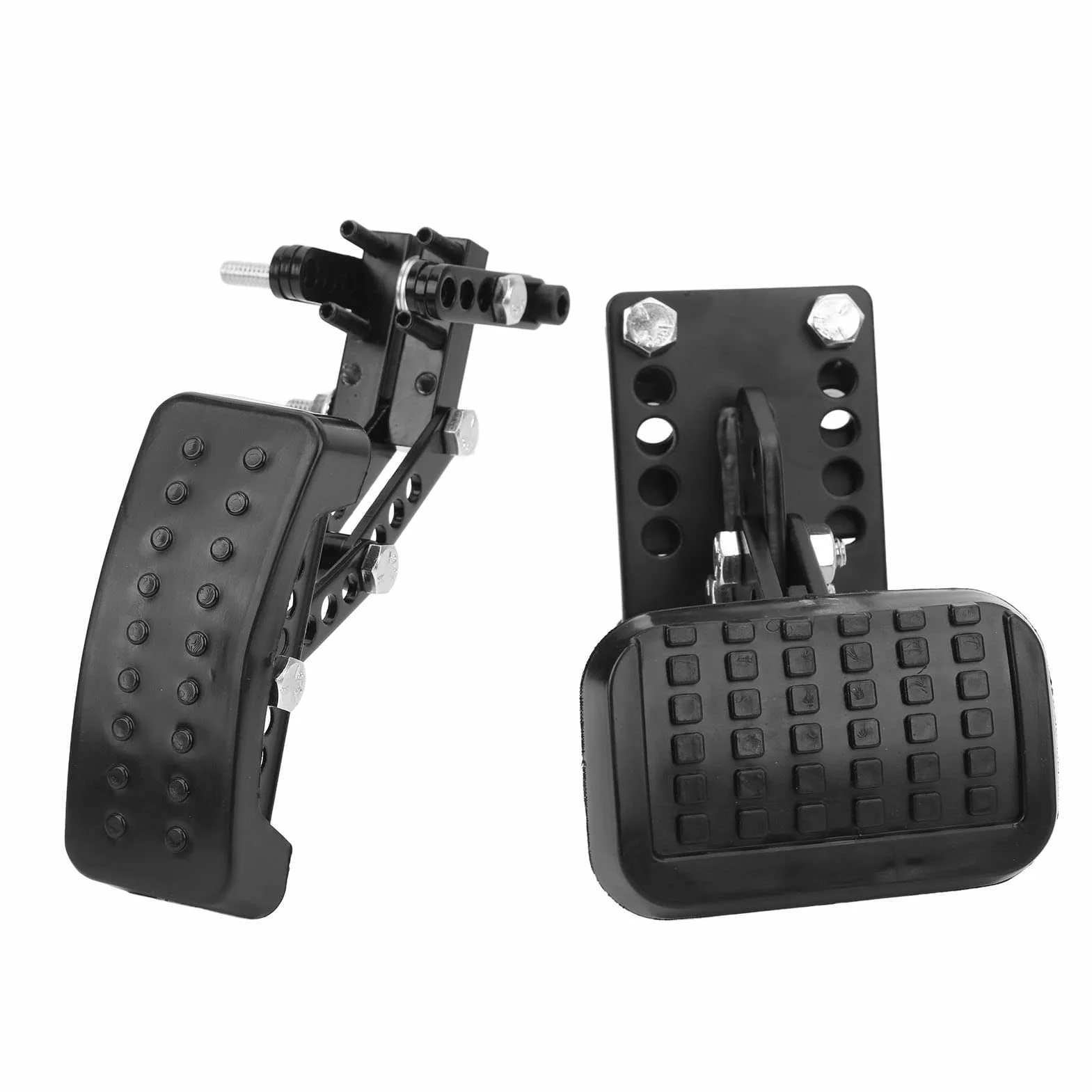 Extensores de Pedal de Gas y Freno para Conductores Cortos, Extensores de Pedal Automático para Gas y Freno de Coche, Longitud y Altura Ajustables, Universal para Coches, Karts