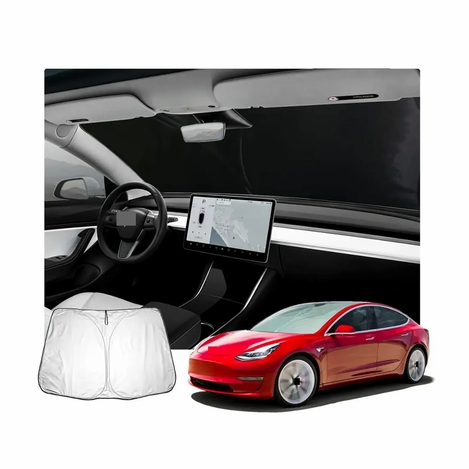 Parasol Ventanilla Coche Parasol para Parabrisas Delantero Y Trasero para X5 E70 2007-2013 Malla para Ventana Lateral De Verano Parasoles(4piece Side)