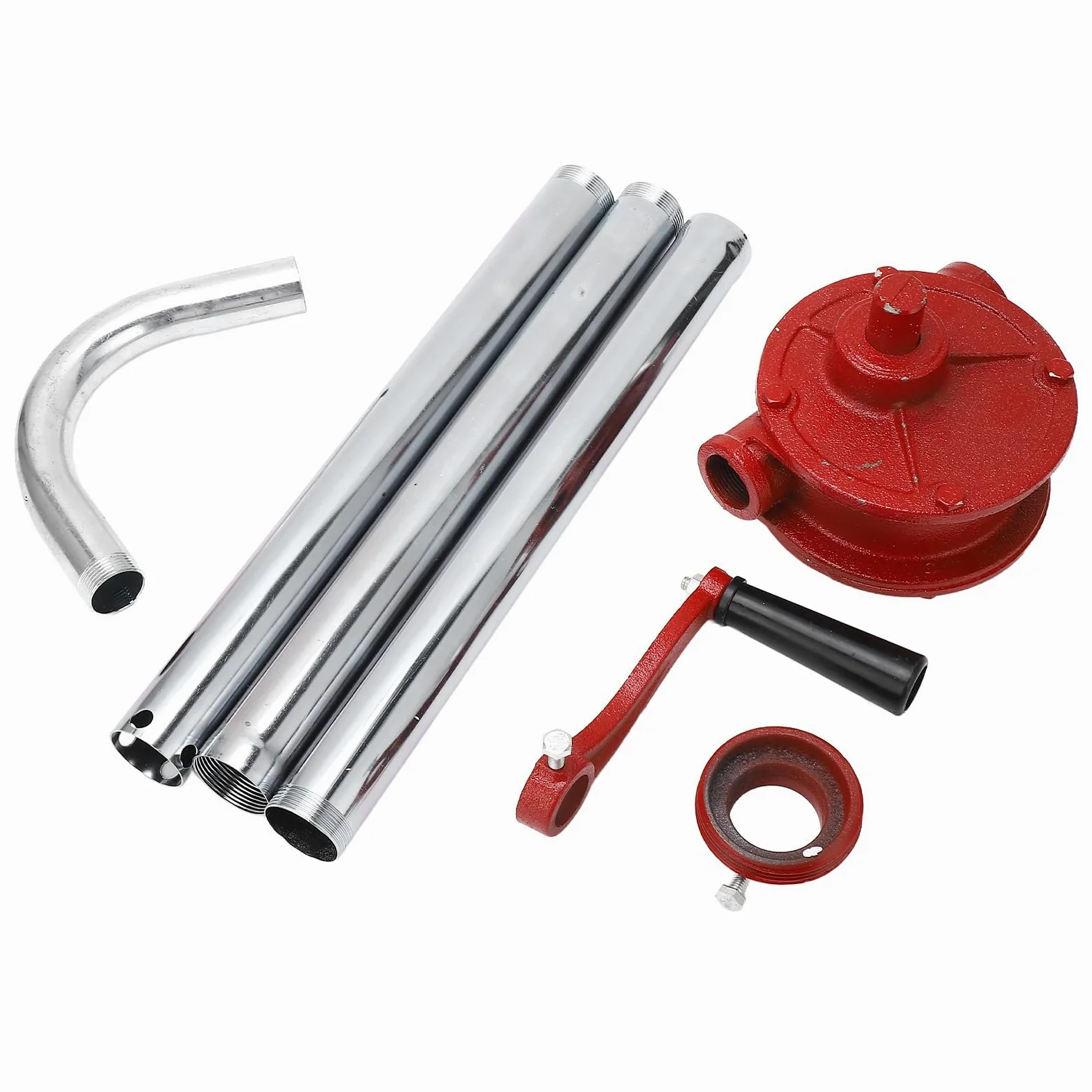 FTVOGUE Bomba de Transferencia Manual, Bomba de Manivela para Líquido, de Tambor de 50 L/min de 32 Mm para Uso Industrial y Marino