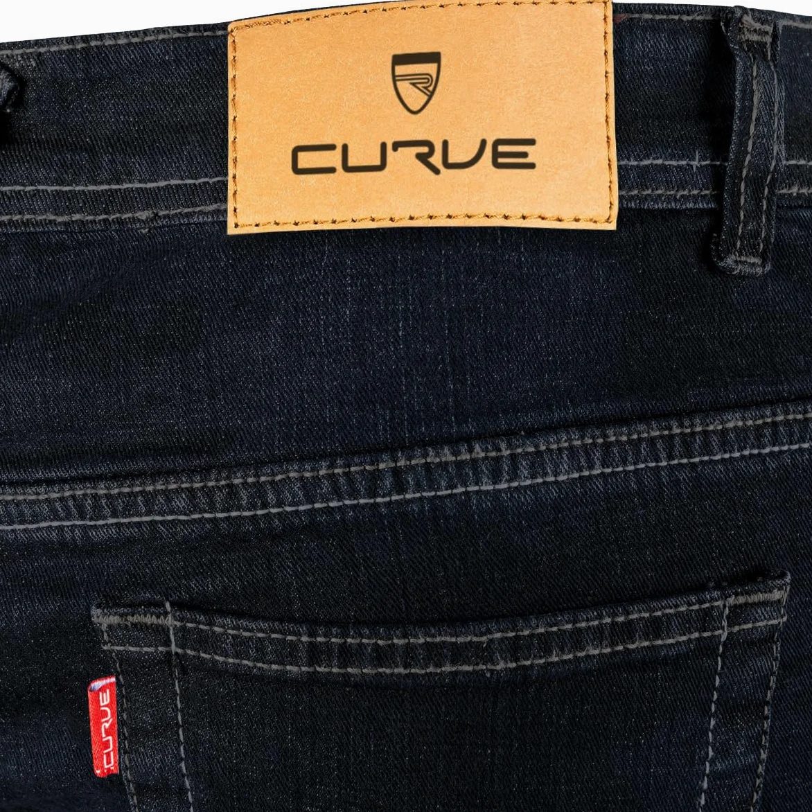 CURVE Pantalones Moto Copper Denim, Jeans, Vaqueros, Protecciones Nivel 2, Rodilleras extraíbles, Adultos, Hombre, Todas Las Estaciones, Todo el año, Clase A, CE
