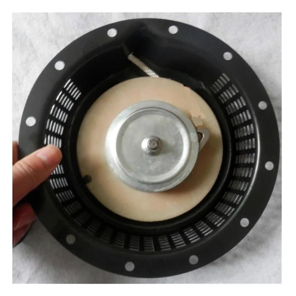 Arrancador de Retroceso Km178f, trinquete único Apto for cultivador 178f 178fs, generador de caña, rebobinado de Cuerda de Agarre de Arranque