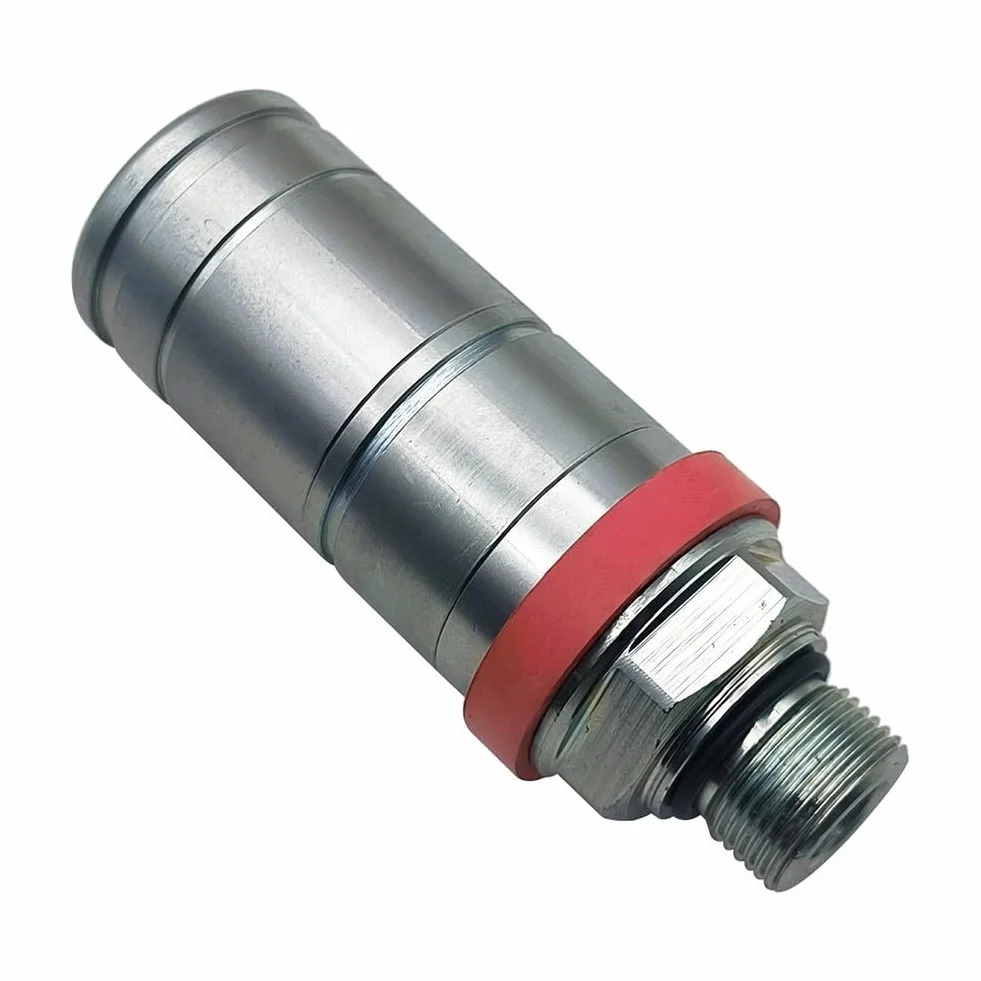 Acoplamiento rápido hidráulico hembra 1/2 pulgada M22x1.5 acero compatible tractores 6400 6410 6420 Massey Ferguson
