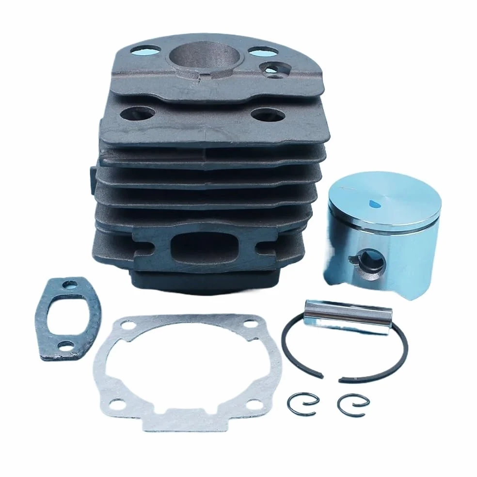 Pieza DE Recambio Kit de Junta de pistón de Cilindro Chapado de 45 mm Compatible con reemplazo de Motosierra F 500
