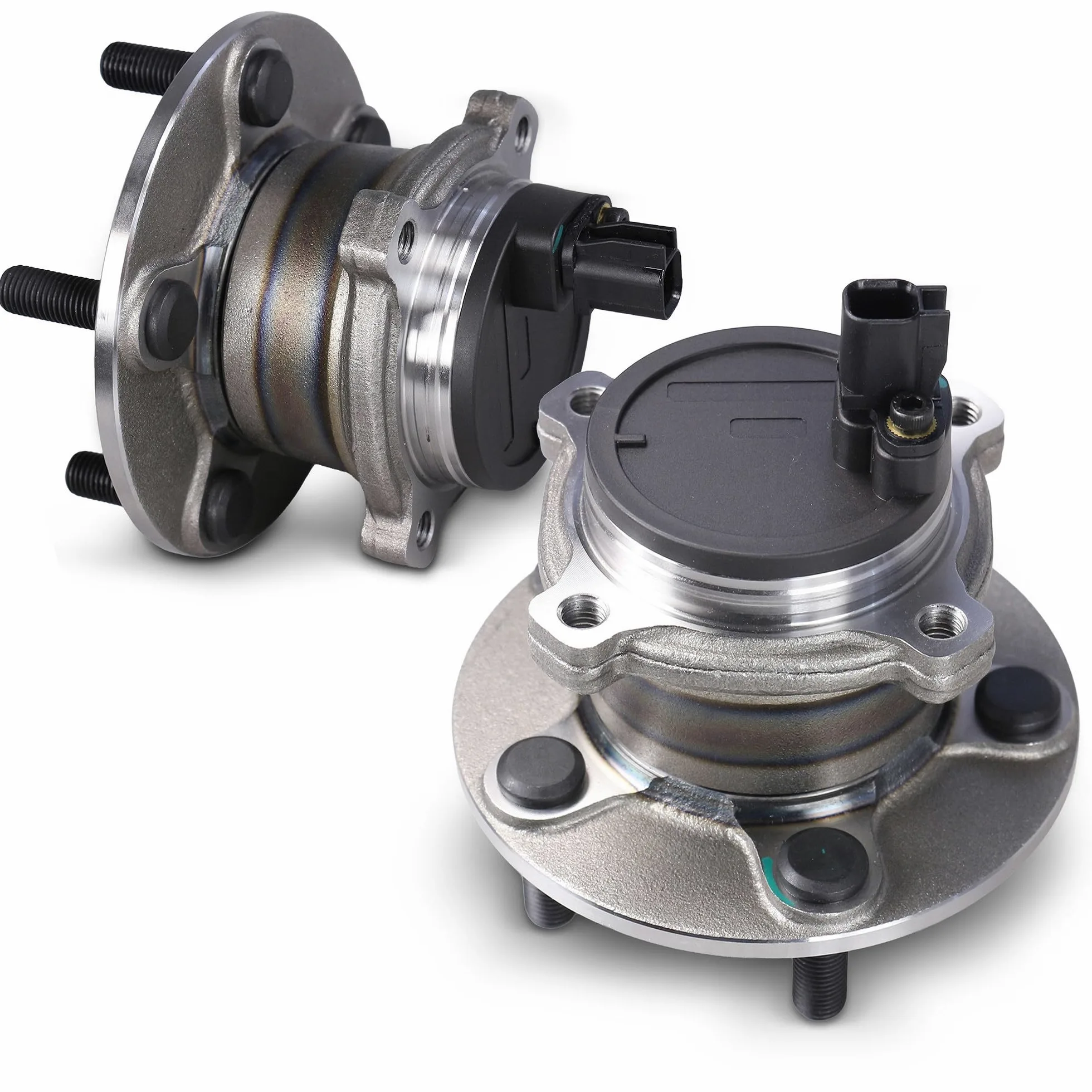 ATEC Germany 2x Juego de cojinetes de rueda trasera, compatible con FORD C-MAX (DM2), FOCUS 2 Mk2