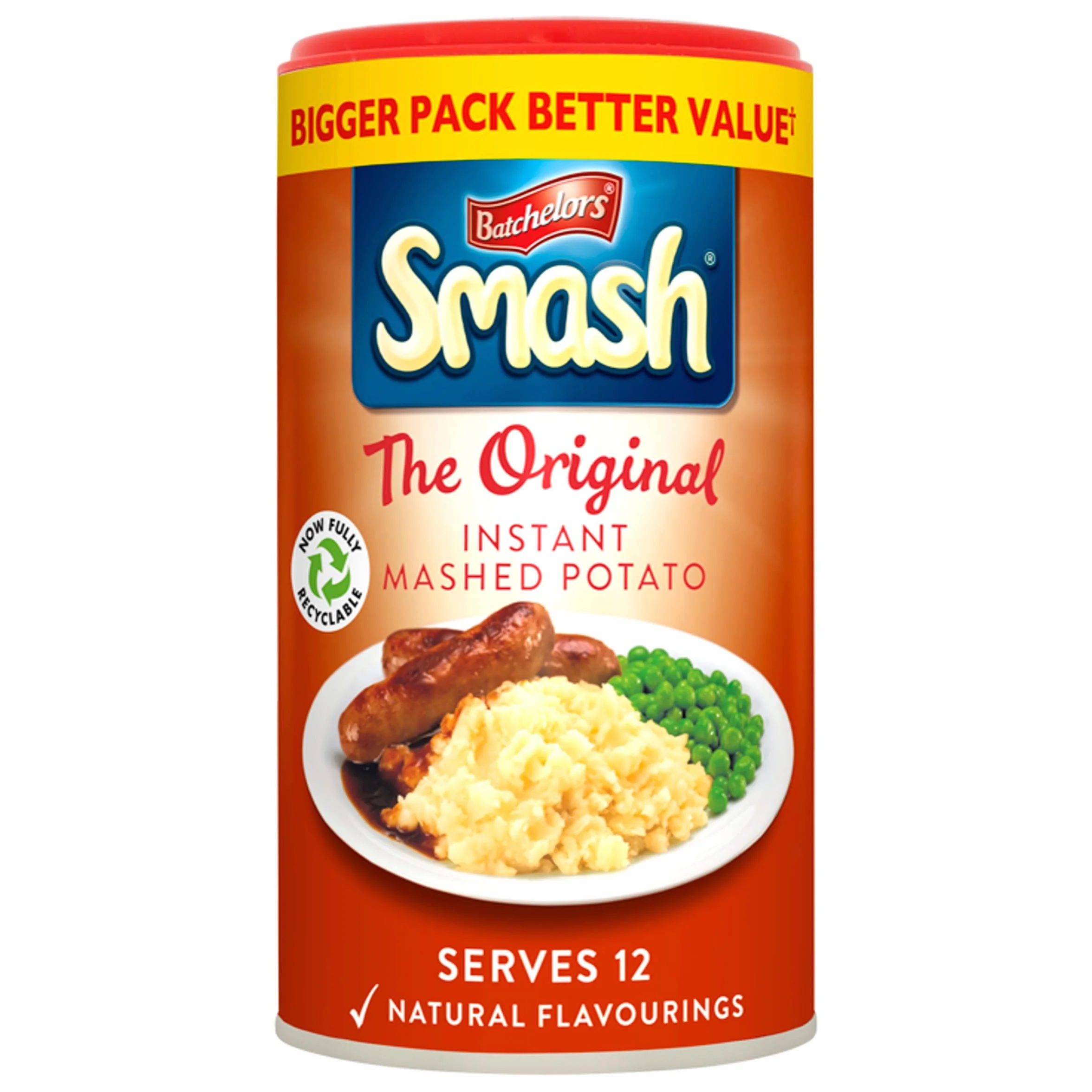 Batchelors Smash The Original Puré de patata instantáneo 6 x 360 g
