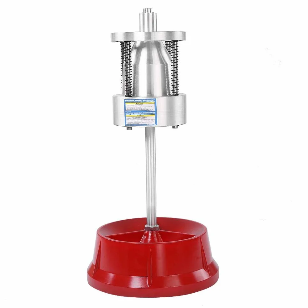 Yctze equilibradora de ruedas coche Equilibrador de llantas Coche Camión Cubos portátiles Rueda Equilibrador de llantas Nivel de burbuja Llanta para trabajo pesado Máquina equilibradora de llantas