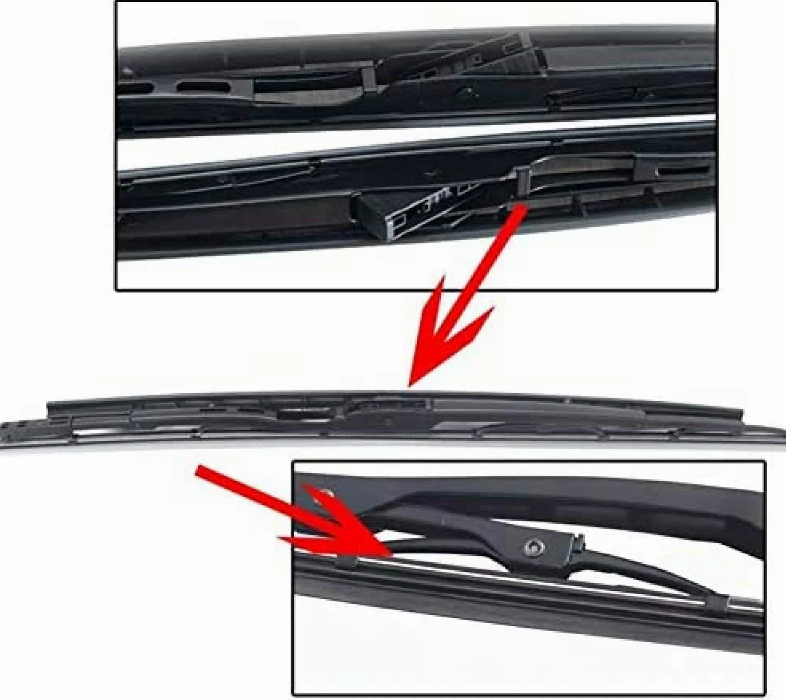 Juego de escobillas limpiaparabrisas, para BMW Serie 7 E65 E66 E67 E68 F01 F02 F03 F04 730i 735i 740i 745i 750i 760i 730d 740d 745d 730iParaLi (Color : para(E65) 2001-2008)