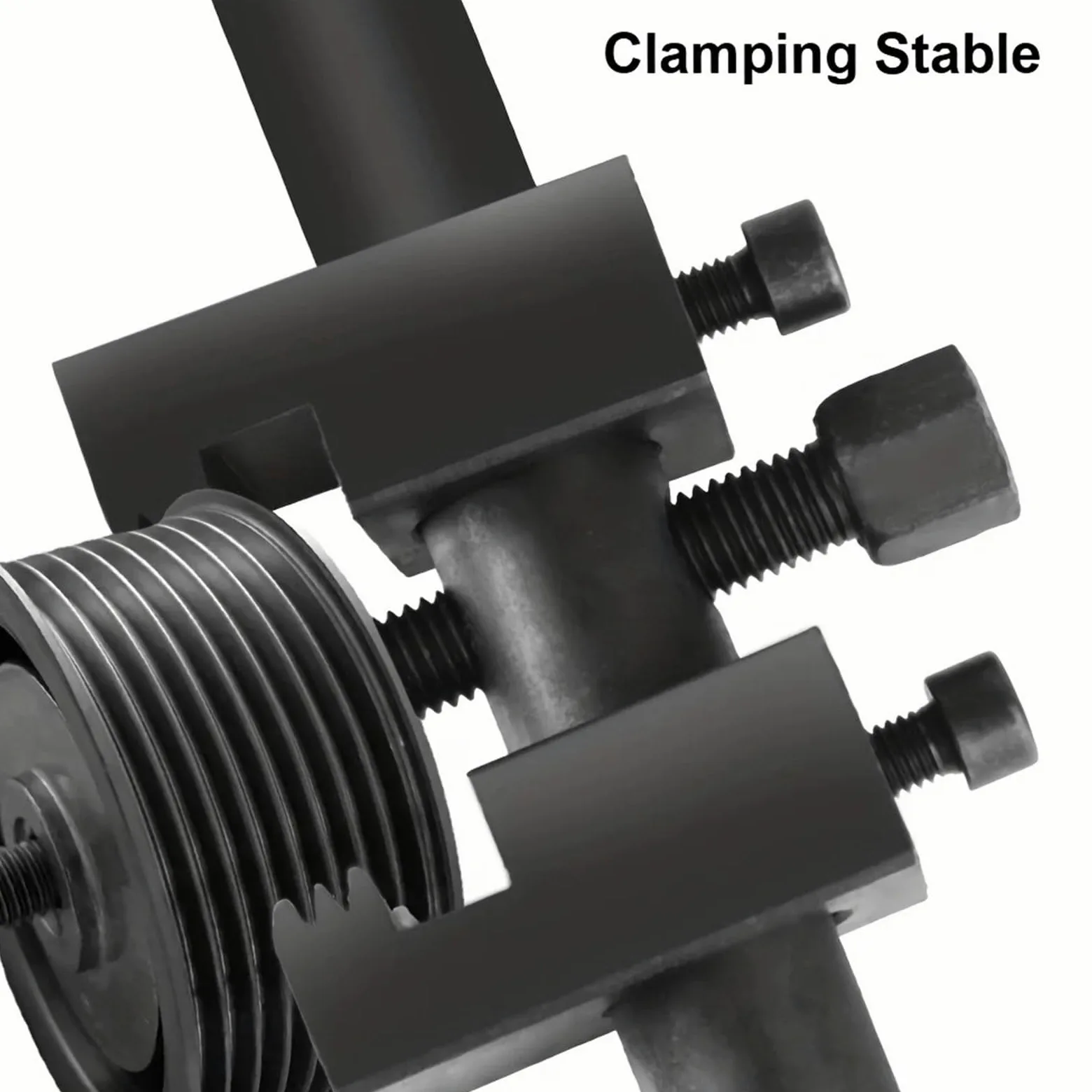 Extractor De Poleas Acanaladas For Polea De Transmisión Acanalada, Herramienta De Cigüeñal, Extractor De Cigüeñal Ajustable De 40 Mm A 165 Mm, Herramienta De Motor.